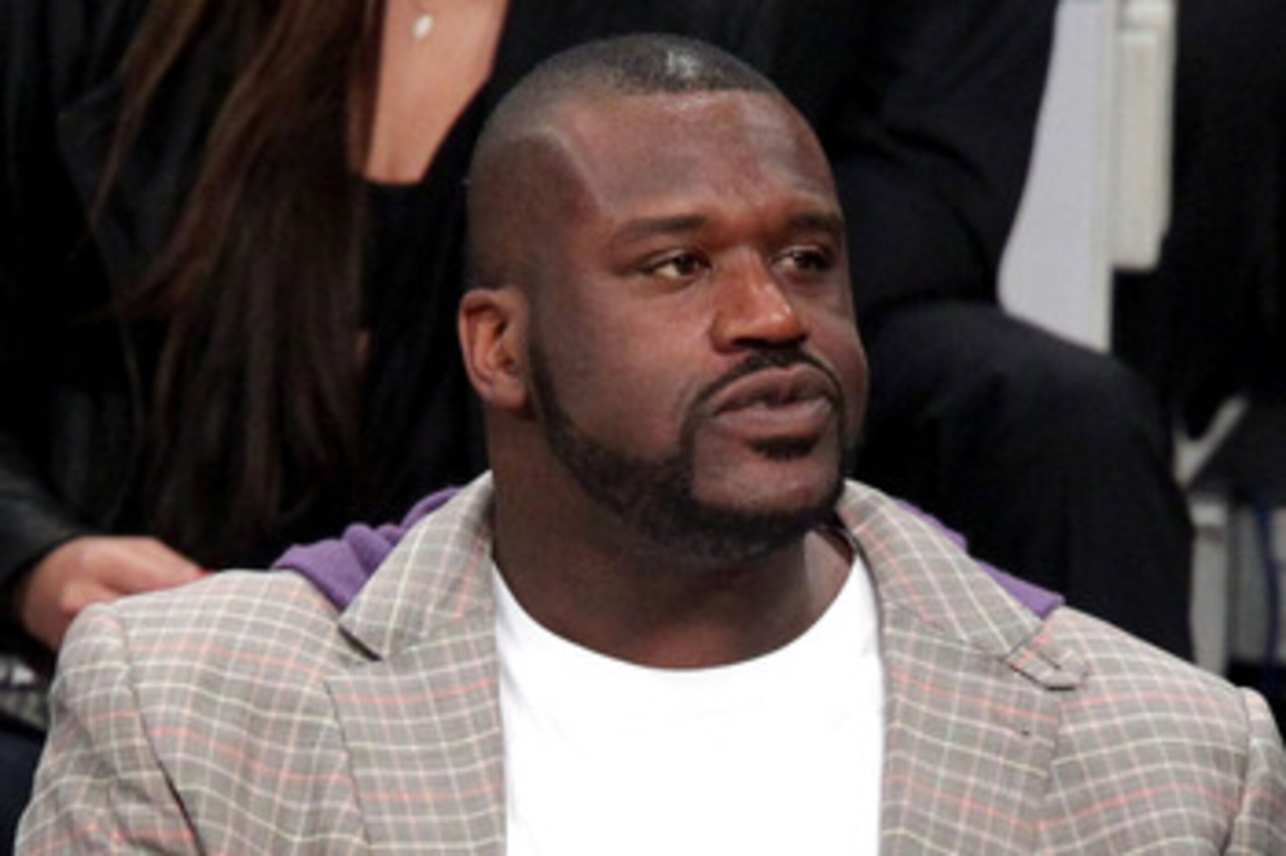 LOS ANGELES, CA - FEBRUARY 19:  Shaquille O'Neal of the Boston Celtics attends NBA All-Star Saturday night presented by State Farm at Staples Center on February 19, 2011 in Los Angeles, California.  (Photo by Noel Vasquez/Getty Images)