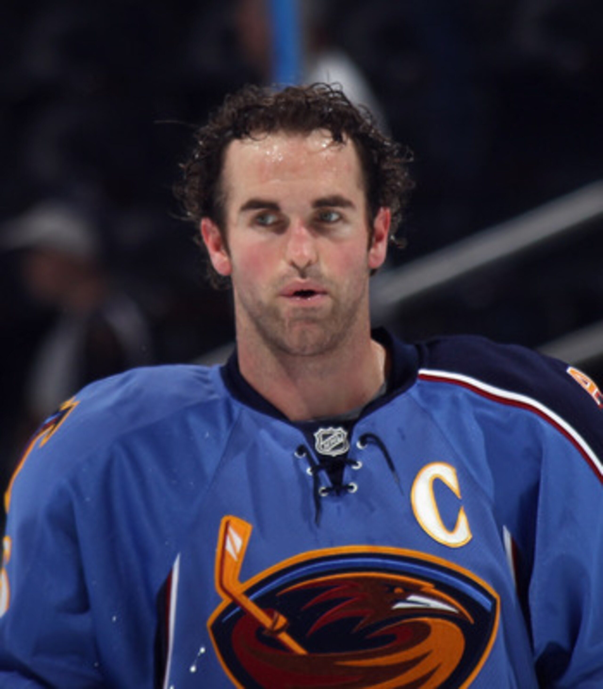 ATLANTA, GA - MARCH 27:  Andrew Ladd #16 of the Atlanta Thrashers skates against the Ottawa Senators at the Philips Arena on March 27, 2011 in Atlanta, Georgia. The Thrashers defeated the 5-4 in the shoot out.  (Photo by Bruce Bennett/Getty Images)