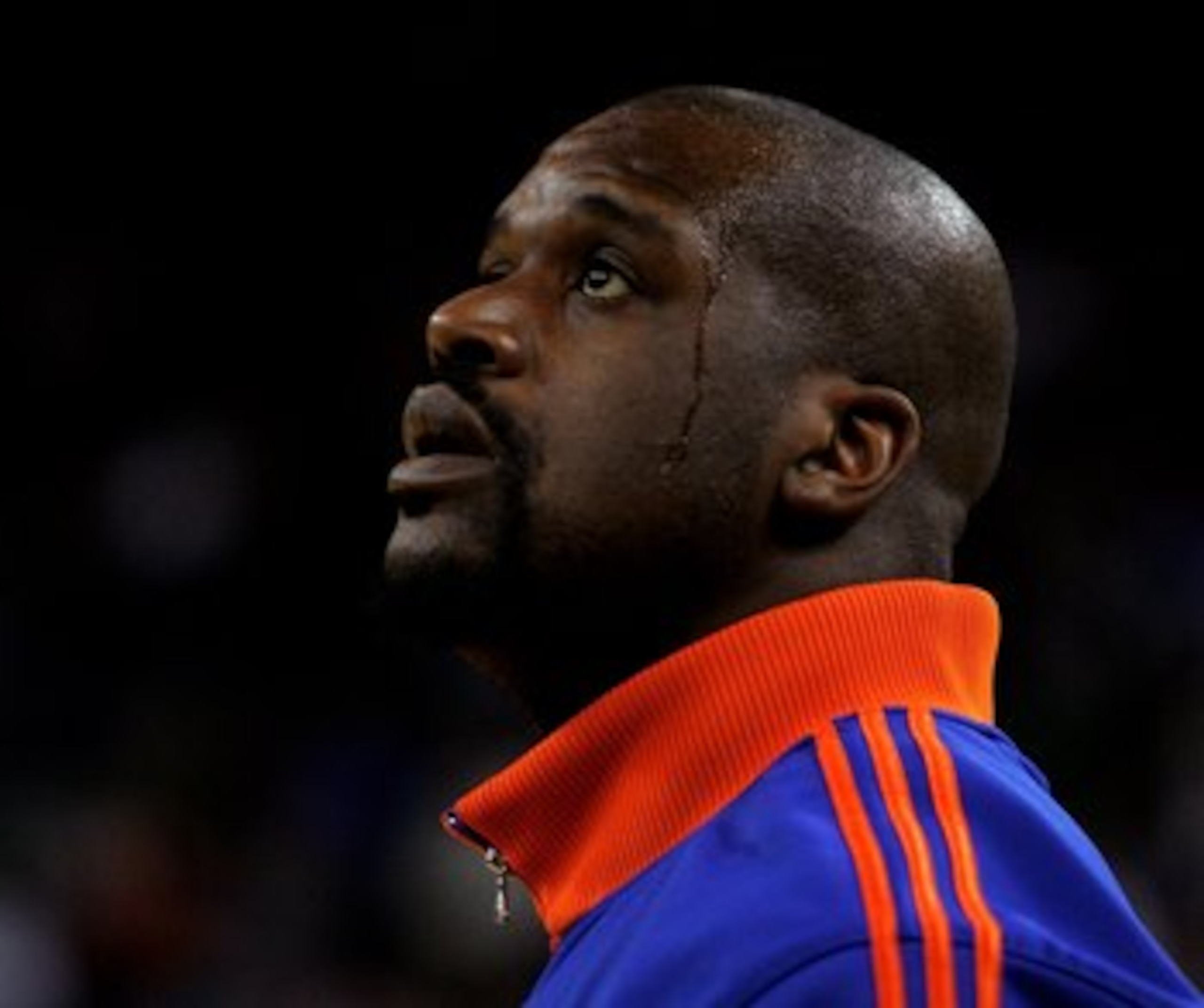 OAKLAND, CA - JANUARY 11: Shaquille O'Neal #33 of the Cleveland Cavaliers warms up before their game against the Golden State Warriors at Oracle Arena on January 11, 2010 in Oakland, California. NOTE TO USER: User expressly acknowledges and agrees that, OAKLAND, CA - JANUARY 11: Shaquille O'Neal #33 of the Cleveland Cavaliers warms up before their game against the Golden State Warriors at Oracle Arena on January 11, 2010 in Oakland, California. NOTE TO USER: User expressly acknowledges and agrees that,