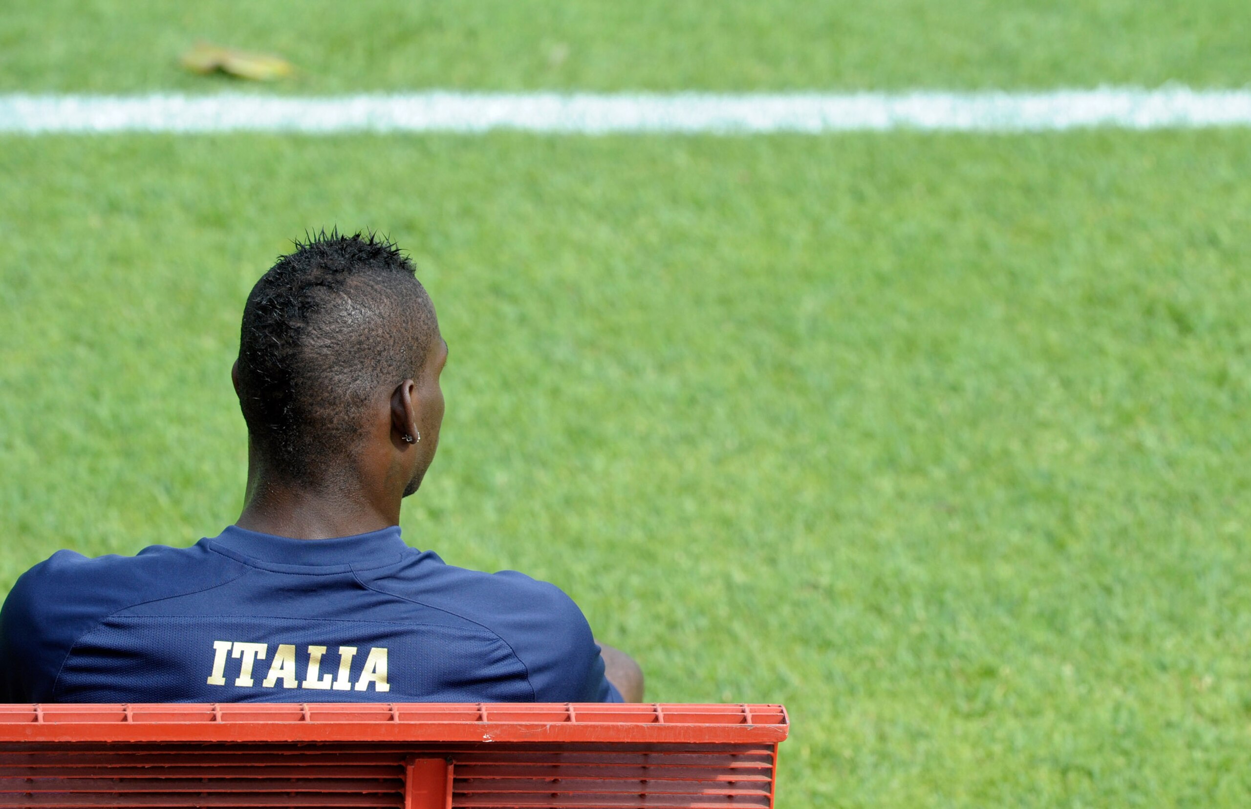 FLORENCE, ITALY - MAY 31:  Mario Balotelli during Italy training at Coverciano on May 31, 2011 in Florence, Italy.  (Photo by Claudio Villa/Getty Images)