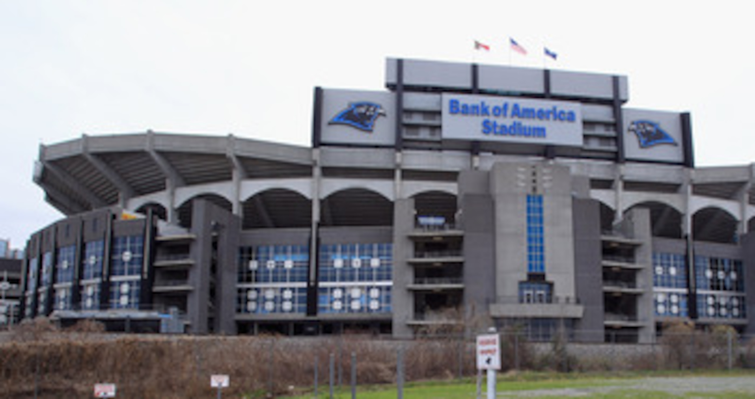 CHARLOTTE, NC - MARCH 04:  A general view of the Carolina Panthers Bank of America Stadium as the NFL lockout looms on March 4, 2011 in Charlotte, North Carolina.  (Photo by Streeter Lecka/Getty Images)