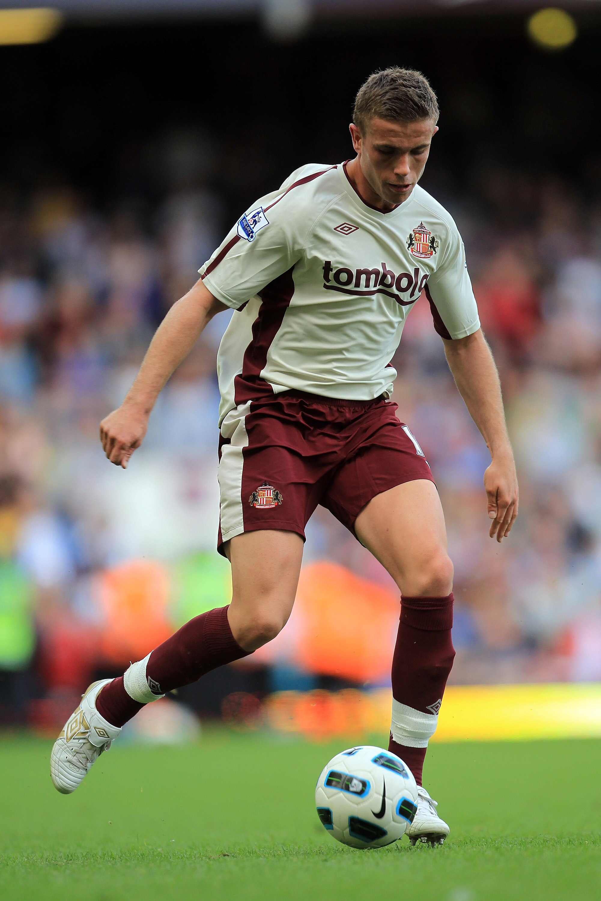LONDON, ENGLAND - MAY 22:  Jordan Henderson of Sunderland during the Barclays Premier League match between West Ham United and Sunderland at the Boleyn Ground on May 22, 2011 in London, England.  (Photo by David Cannon/Getty Images)