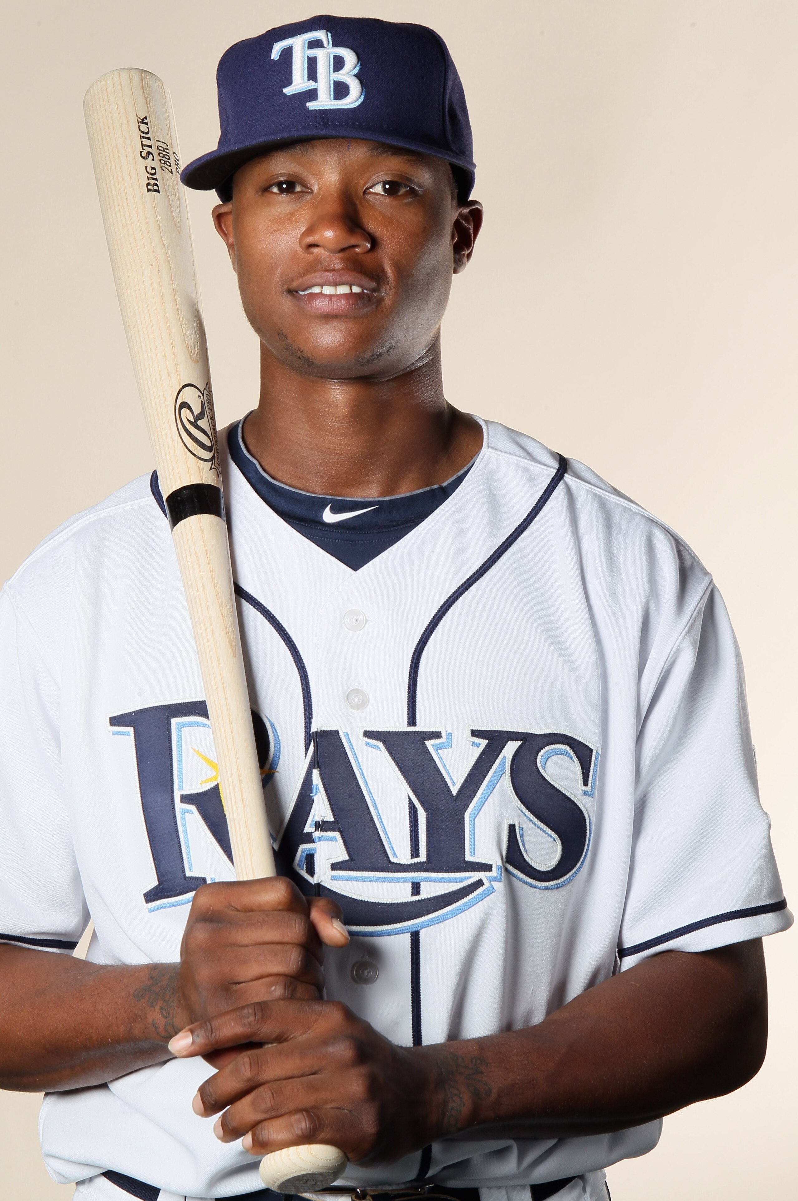 FT. MYERS, FL - FEBRUARY 22:  Tim Beckham #64 of the Tampa Bay Rays poses for a portrait during the Tampa Bay Rays Photo Day on February 22, 2011 at the Charlotte Sports Complex in Port Charlotte, Florida.  (Photo by Elsa/Getty Images)