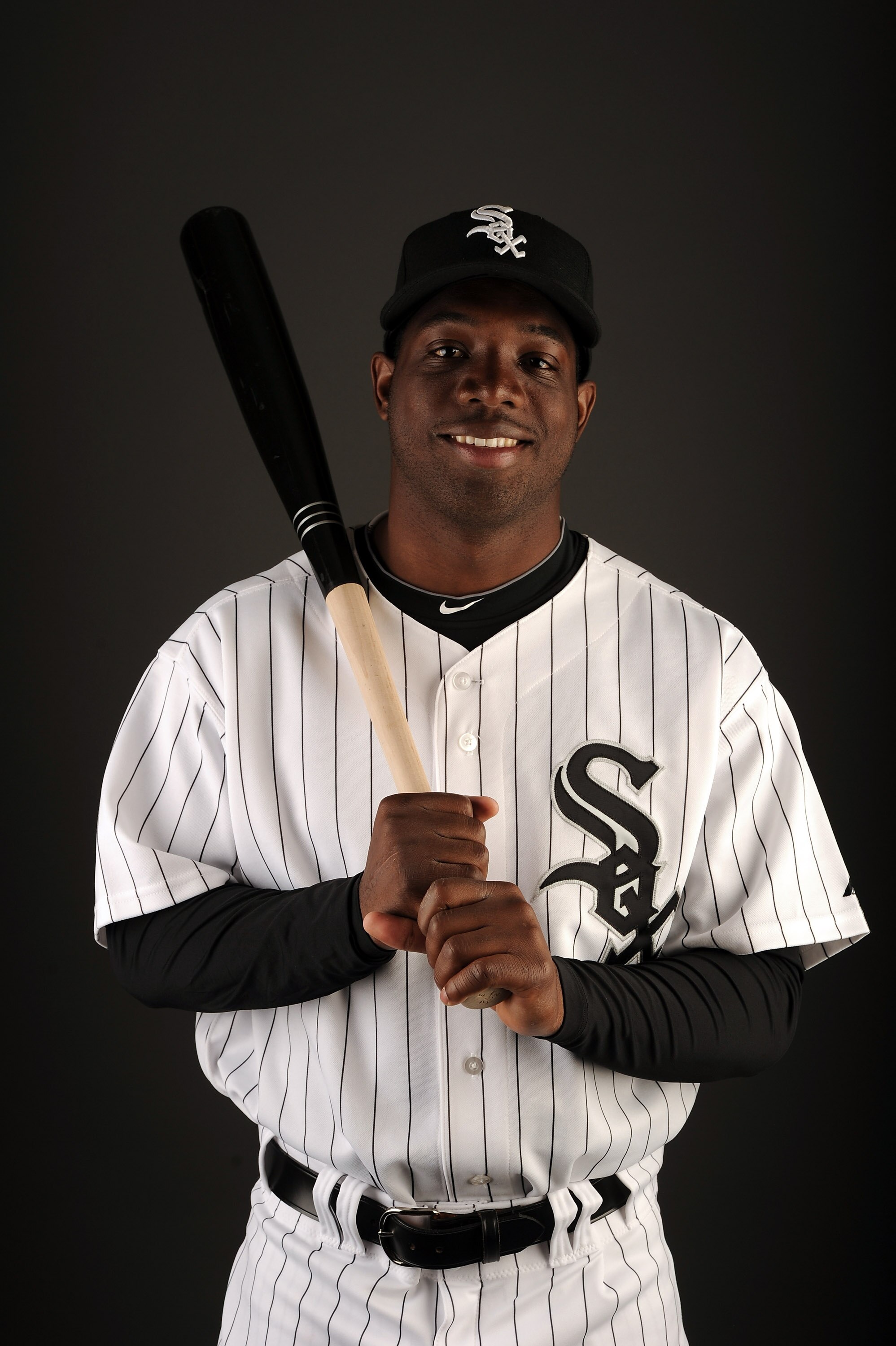 GLENDALE, AZ - FEBRUARY 26:  Lastings Milledge #5 of the Chicago White Sox poses for a photo on photo day at Camelback Ranch on February 26, 2011 in Glendale, Arizona.  (Photo by Harry How/Getty Images)
