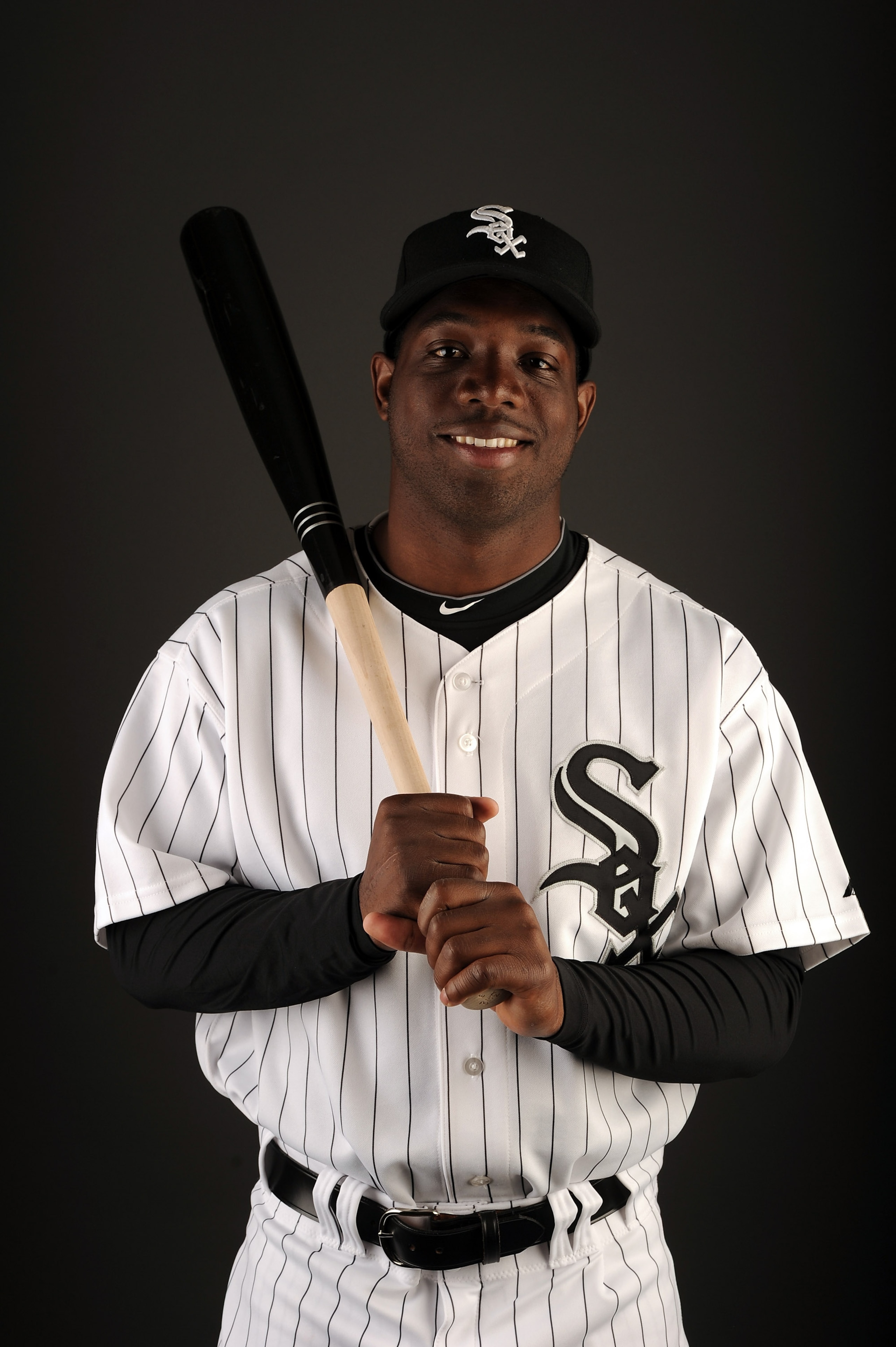 GLENDALE, AZ - FEBRUARY 26:  Lastings Milledge #5 of the Chicago White Sox poses for a photo on photo day at Camelback Ranch on February 26, 2011 in Glendale, Arizona.  (Photo by Harry How/Getty Images)