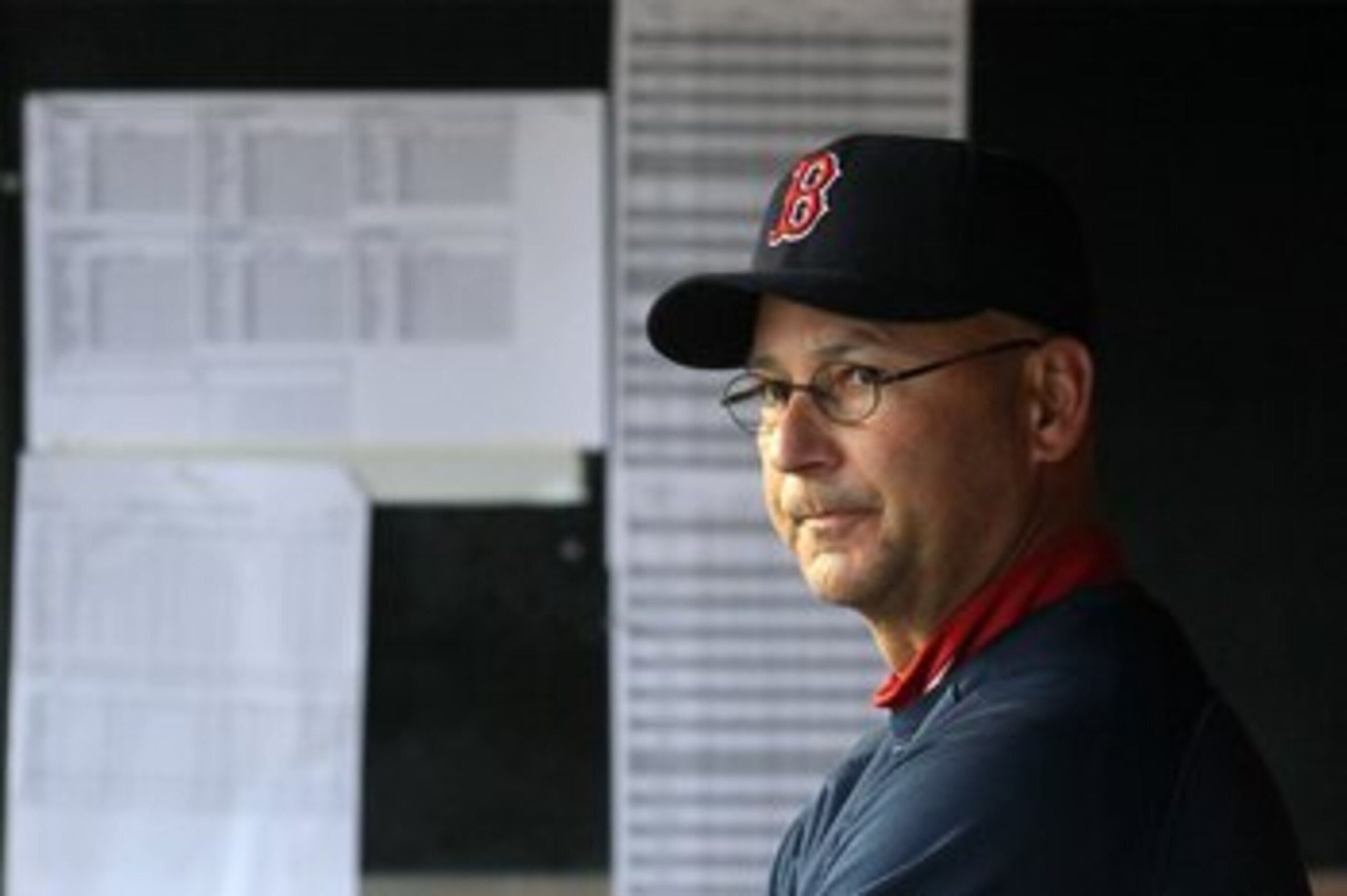 NEW YORK, NY - MAY 14:  Manager Terry Francona of the Boston Red Sox looks on before the game against the New York Yankees on May 14, 2011 at Yankee Stadium in the Bronx borough of New York City.  (Photo by Jim McIsaac/Getty Images)