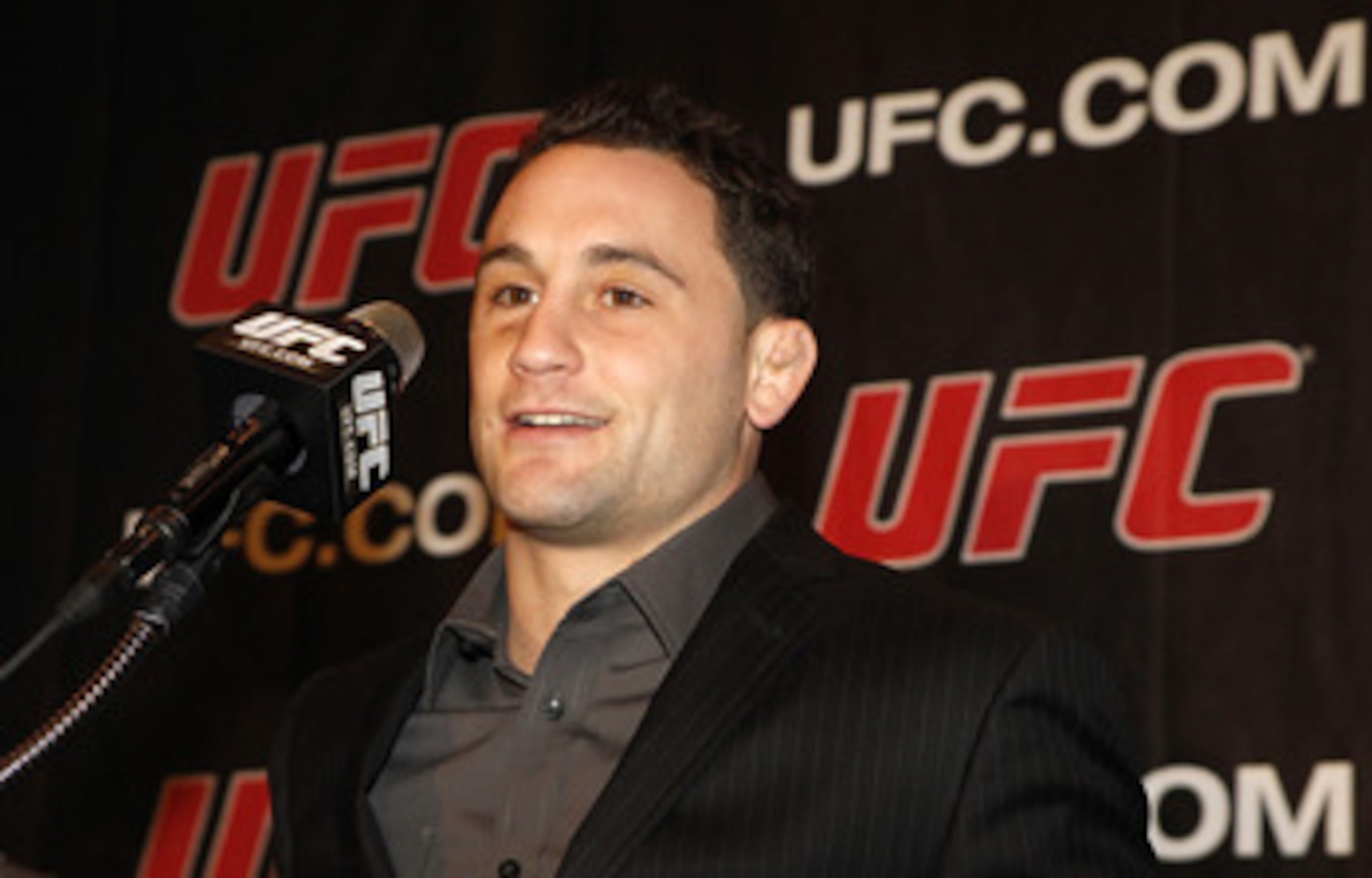 NEW YORK, NY - JANUARY 13: Frankie Edgar, UFC lightweight champion, speaks during a press conference to announce commitment to bring UFC to Madison Square Garden and New York State at Madison Square Garden on January 13, 2011 in New York City. (Photo by NEW YORK, NY - JANUARY 13: Frankie Edgar, UFC lightweight champion, speaks during a press conference to announce commitment to bring UFC to Madison Square Garden and New York State at Madison Square Garden on January 13, 2011 in New York City. (Photo by