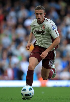 LONDON, ENGLAND - MAY 22:  Jordan Henderson of Sunderland during the Barclays Premier League match between West Ham United and Sunderland at the Boleyn Ground on May 22, 2011 in London, England.  (Photo by David Cannon/Getty Images)