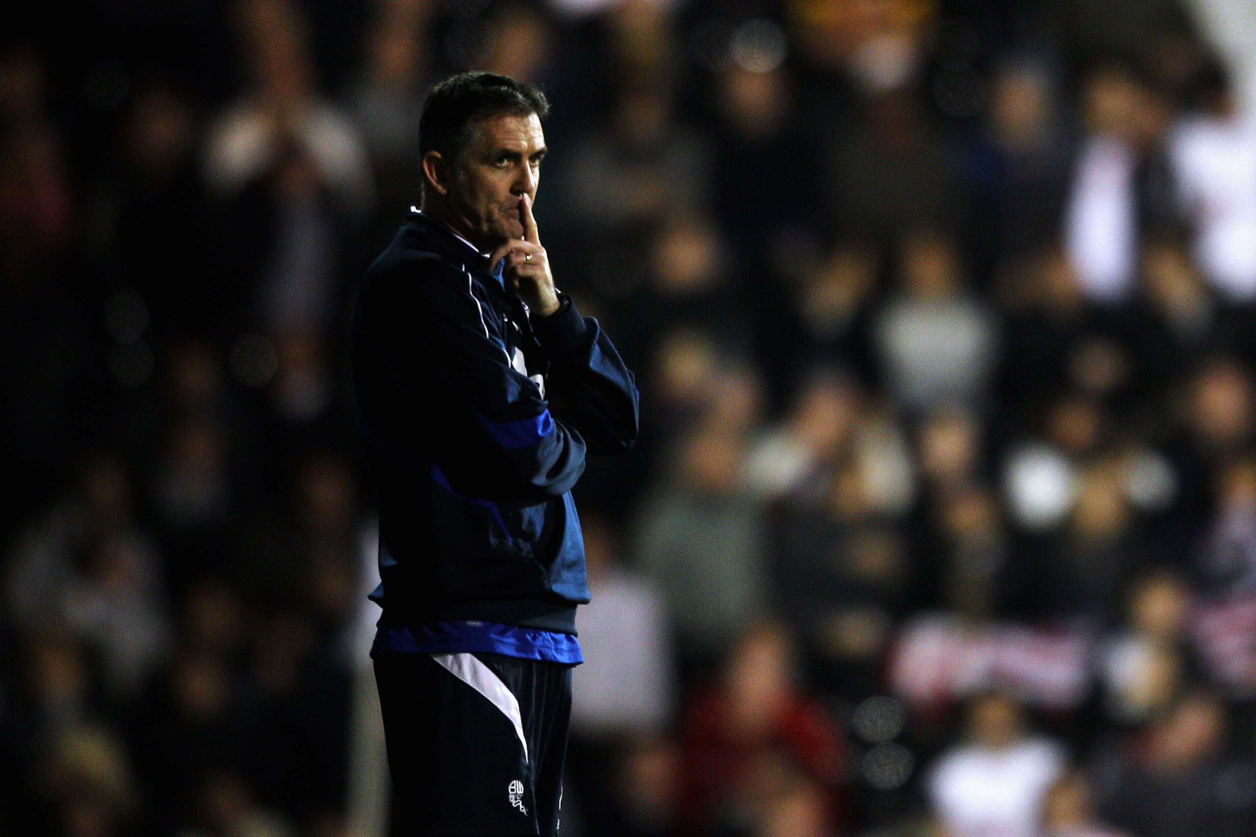 LONDON, ENGLAND - APRIL 27:  Bolton Manager, Owen Coyle on the side lines during the Barclays Premier League match between Fulham and Bolton Wanderers at Craven Cottage on April 27, 2011 in London, England.  (Photo by Dean Mouhtaropoulos/Getty Images)