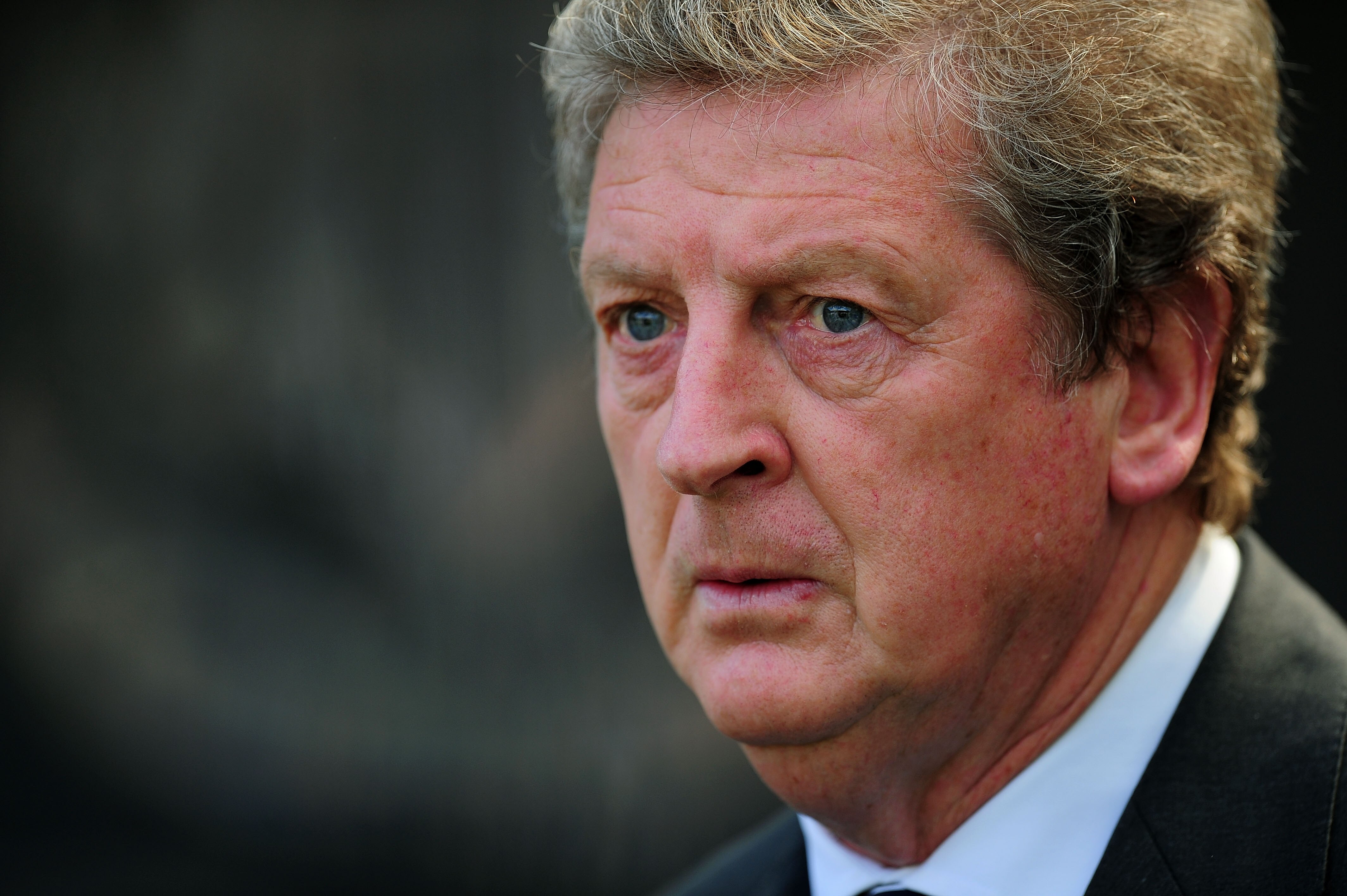 NEWCASTLE UPON TYNE, ENGLAND - MAY 22:  West Brom manager Roy Hodgson looks on before the Barclays Premier League game between Newcastle United and West Bromwich Albion at St James' Park on May 22, 2011 in Newcastle upon Tyne, England.  (Photo by Stu Fors