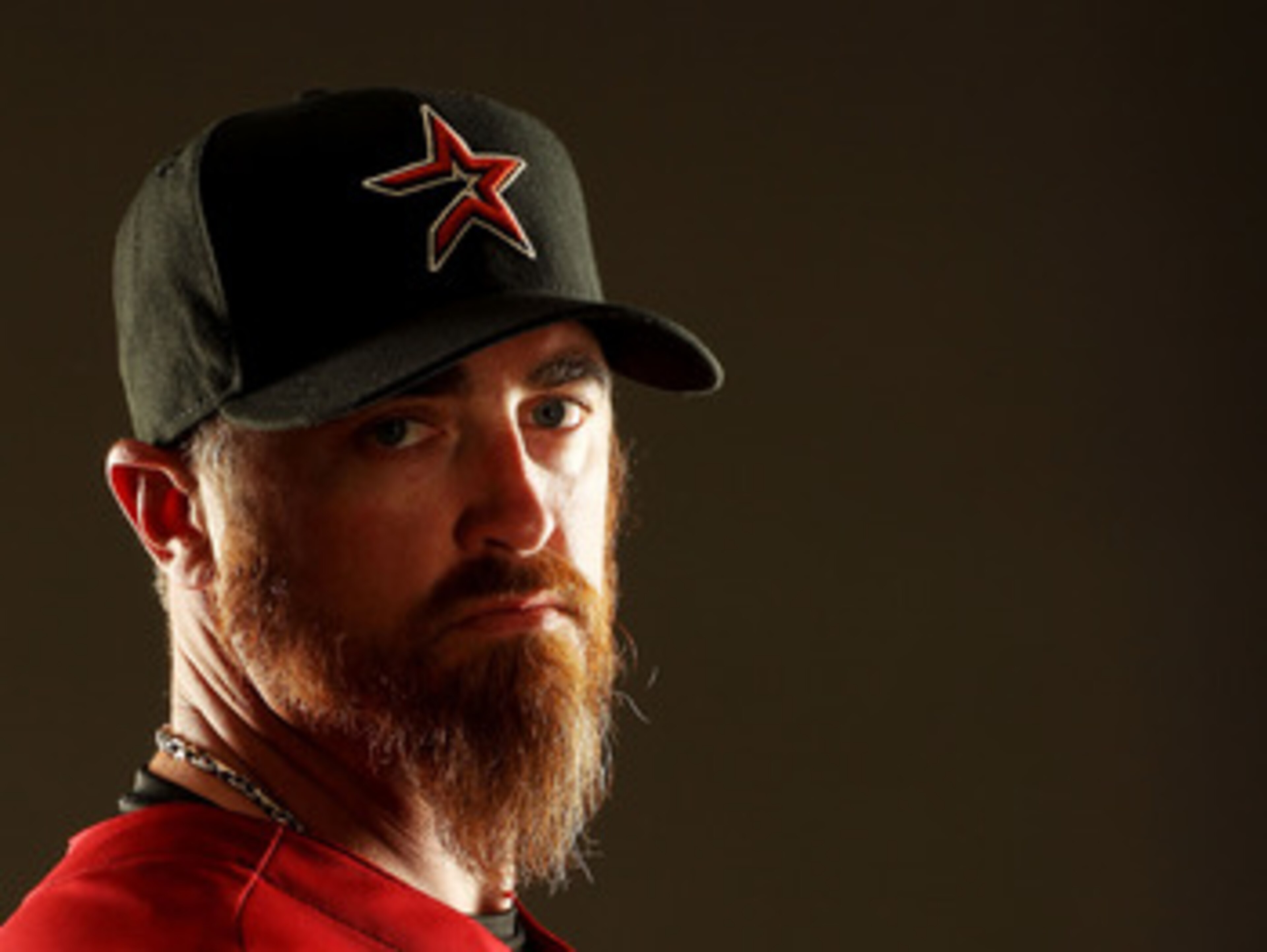 KISSIMMEE, FL - FEBRUARY 24:  Brett Myers #39 of the Houston Astros poses for a portrait Spring Training photo Day at Osceola County Stadium  on February 24, 2011 in Kissimmee, Florida.  (Photo by Al Bello/Getty Images)