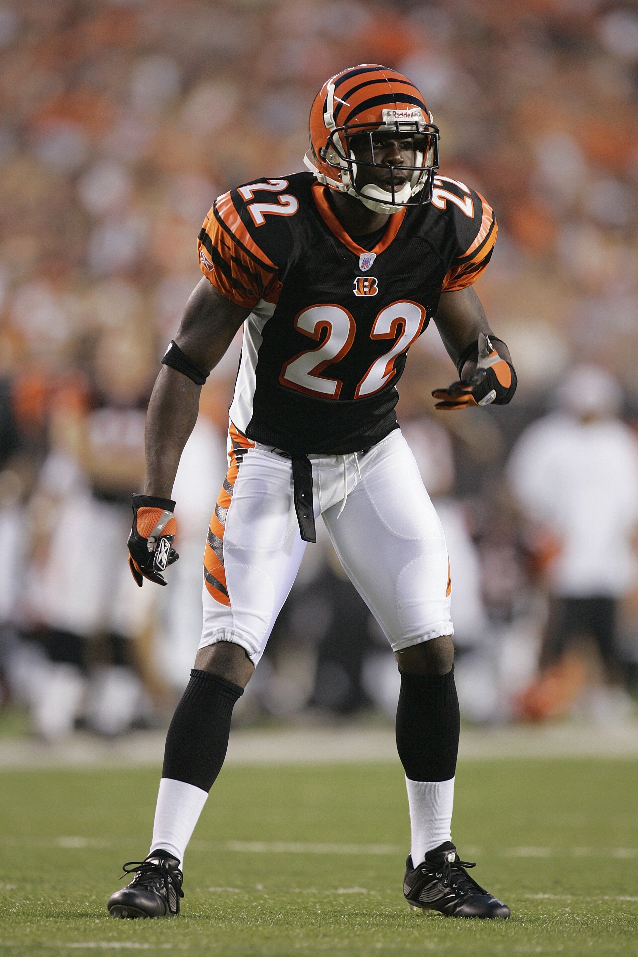 CINCINNATI - AUGUST 13: Jonathan Joseph #22 of the Cincinnati Bengals looks on during their NFL preseason game against the Washington Redskins on August 13, 2006 at Paul Brown Stadium in Cincinnati, Ohio. (Photo By Gregory Shamus/Getty Images) CINCINNATI - AUGUST 13: Jonathan Joseph #22 of the Cincinnati Bengals looks on during their NFL preseason game against the Washington Redskins on August 13, 2006 at Paul Brown Stadium in Cincinnati, Ohio. (Photo By Gregory Shamus/Getty Images)
