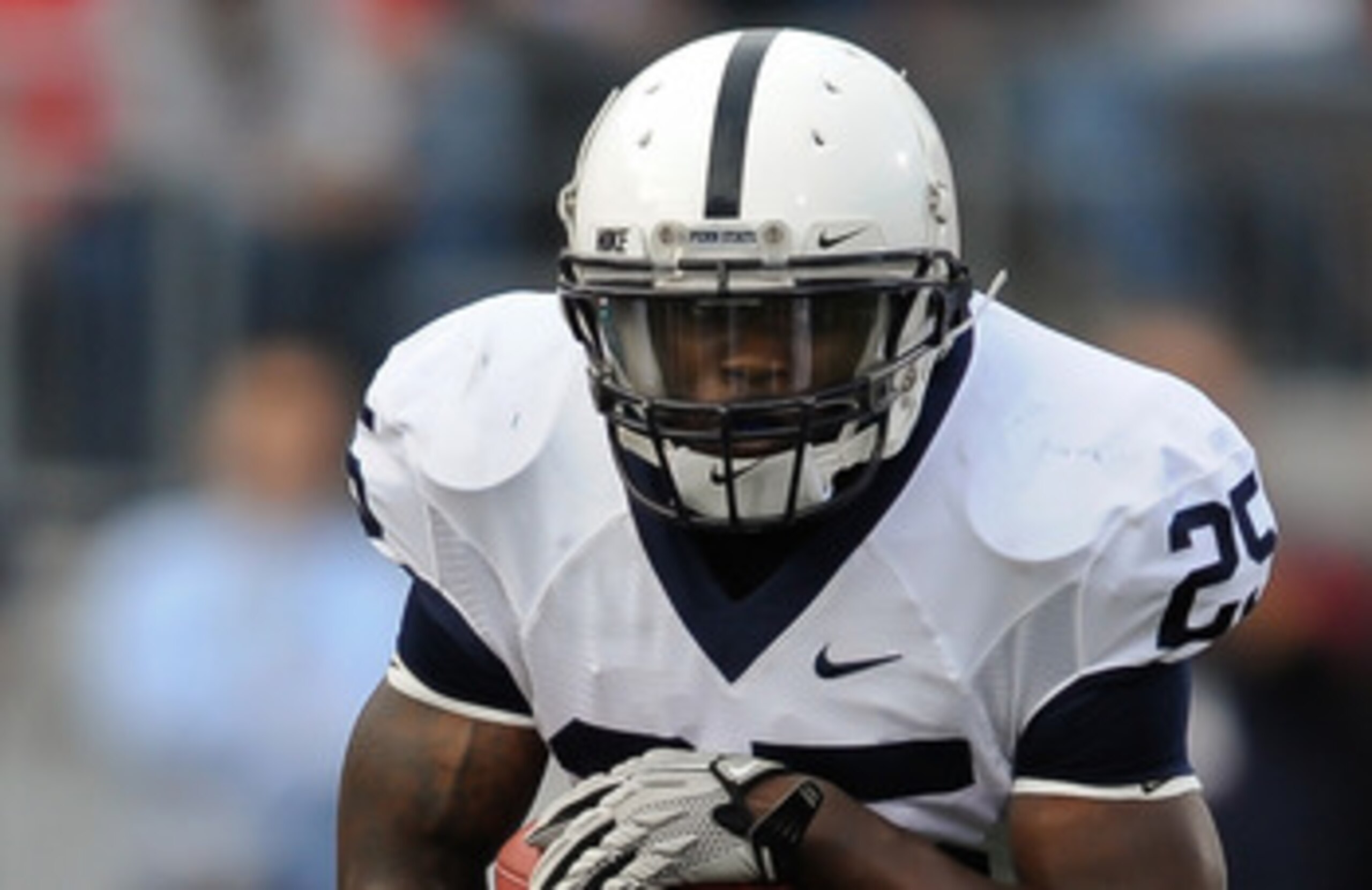 COLUMBUS, OH - NOVEMBER 13: Silas Redd #25 of the Penn State Nittany Lions runs with the ball against the Ohio State Buckeyes at Ohio Stadium on November 13, 2010 in Columbus, Ohio. (Photo by Jamie Sabau/Getty Images) COLUMBUS, OH - NOVEMBER 13: Silas Redd #25 of the Penn State Nittany Lions runs with the ball against the Ohio State Buckeyes at Ohio Stadium on November 13, 2010 in Columbus, Ohio. (Photo by Jamie Sabau/Getty Images)