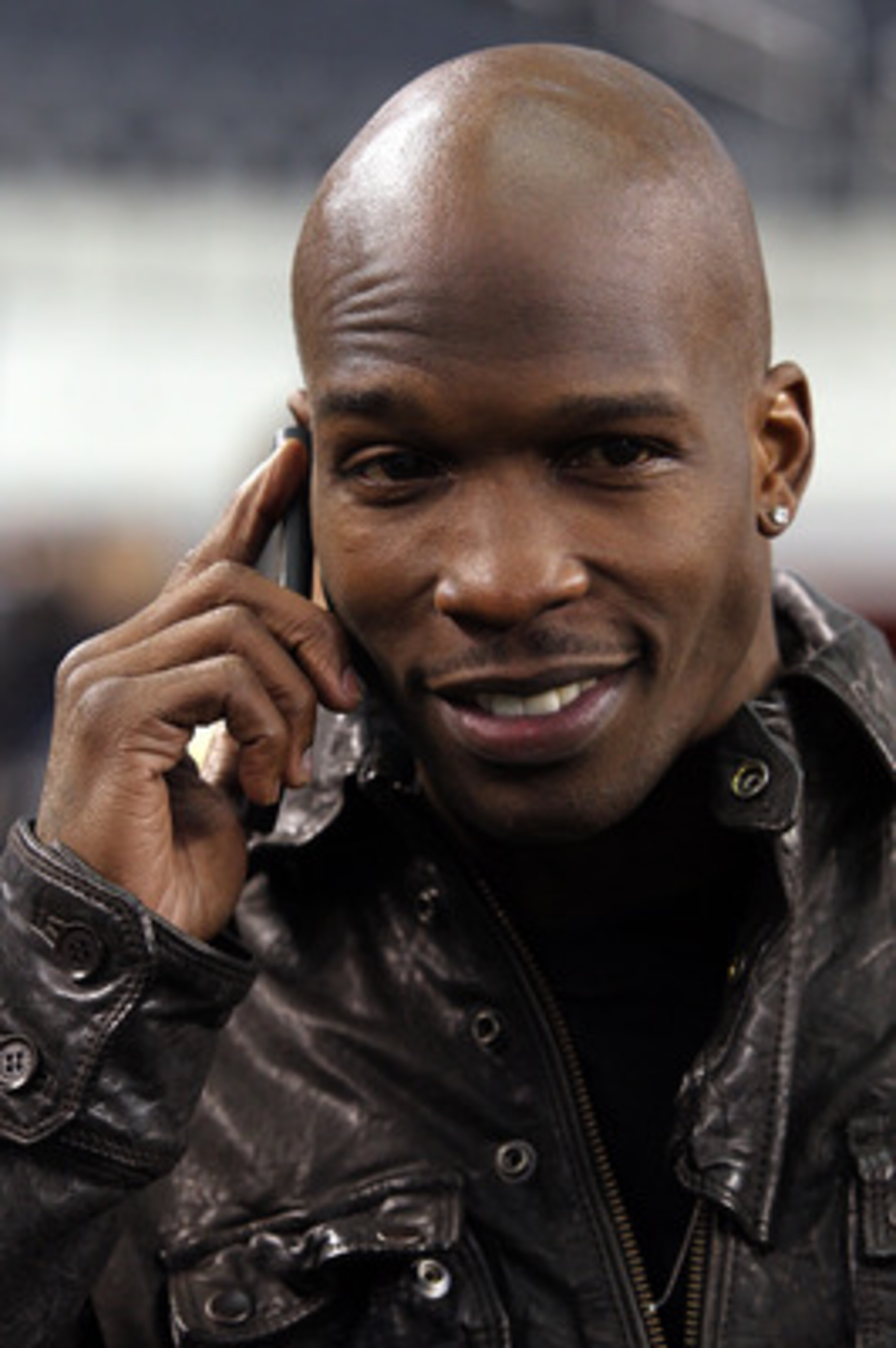 ARLINGTON, TX - FEBRUARY 01: NFL player Chad Johnson on the field during Super Bowl XLV Media Day ahead of Super Bowl XLV at Cowboys Stadium on February 1, 2011 in Arlington, Texas. The Pittsburgh Steelers will play the Green Bay Packers in Super Bowl XL ARLINGTON, TX - FEBRUARY 01: NFL player Chad Johnson on the field during Super Bowl XLV Media Day ahead of Super Bowl XLV at Cowboys Stadium on February 1, 2011 in Arlington, Texas. The Pittsburgh Steelers will play the Green Bay Packers in Super Bowl XL
