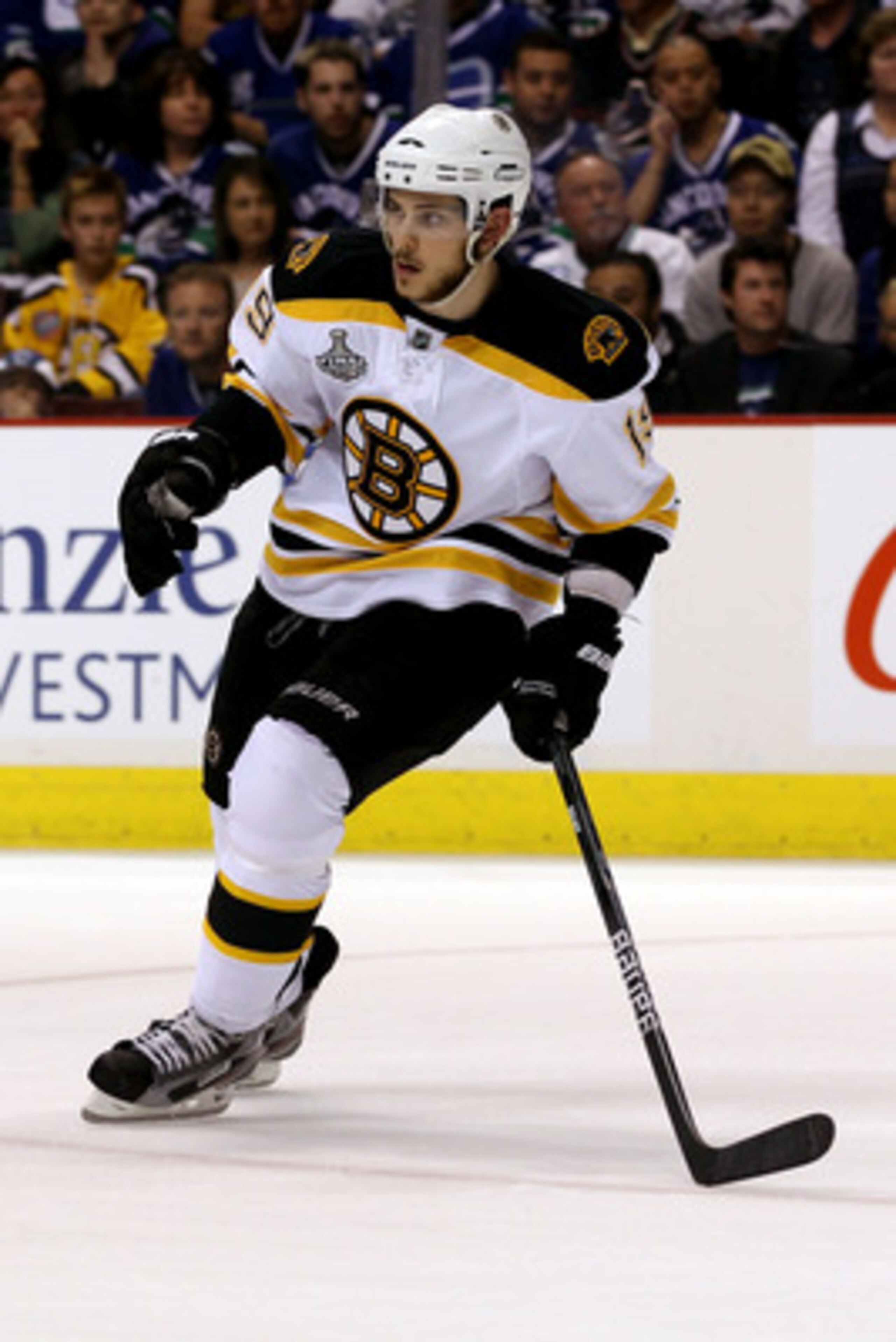 VANCOUVER, BC - JUNE 01:  Tyler Seguin #19 of the Boston Bruins skates against the Vancouver Canucks during game one of the 2011 NHL Stanley Cup Finals at Rogers Arena on June 1, 2011 in Vancouver, Canada.  (Photo by Bruce Bennett/Getty Images)