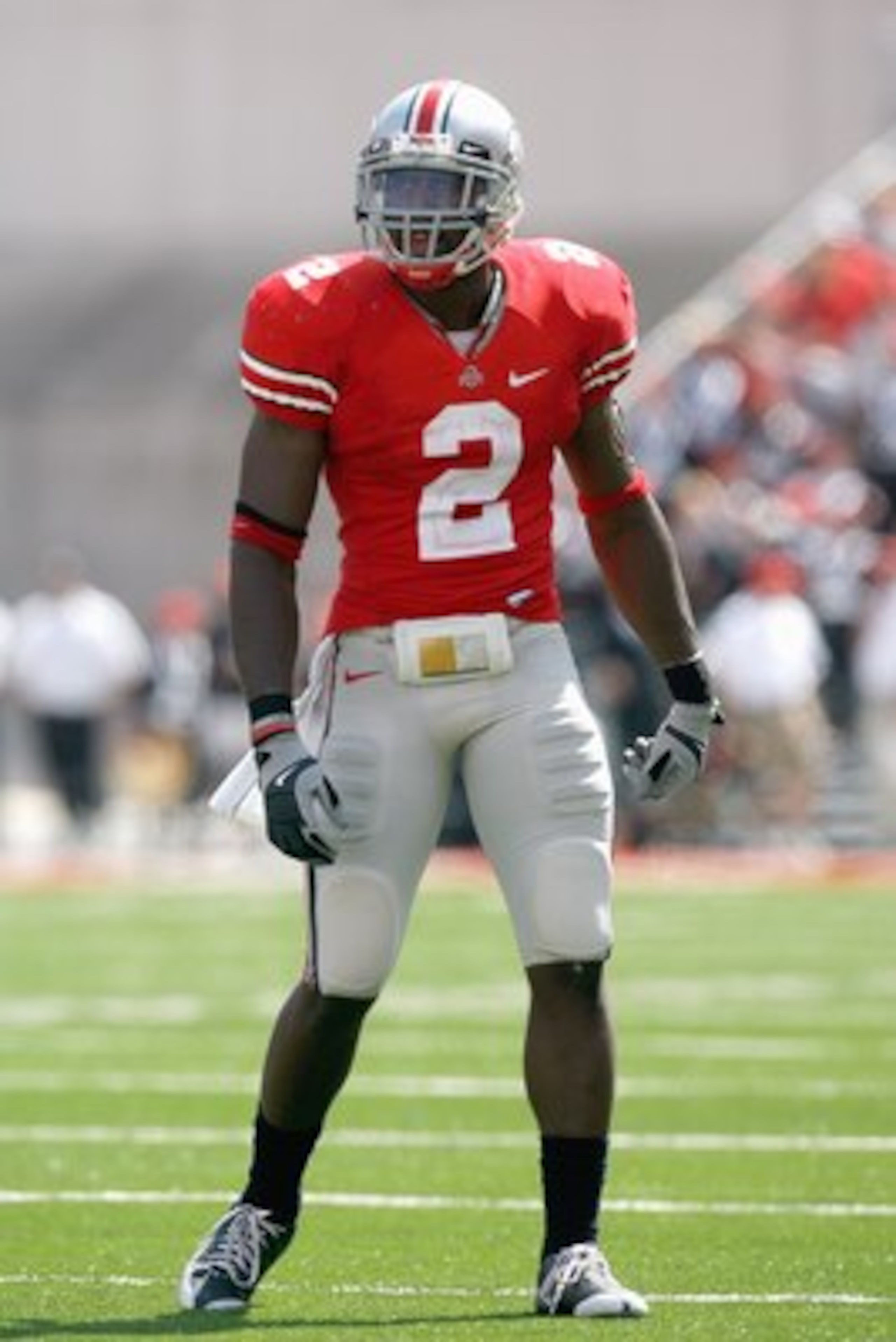 COLUMBUS, OH - SEPTEMBER 06: Malcolm Jenkins #2 of the Ohio State Buckeyes looks down the field during the game against the Ohio Bobcats at Ohio Stadium on September 6, 2008 in Columbus, Ohio. (Photo by Kevin C. Cox/Getty Images) COLUMBUS, OH - SEPTEMBER 06: Malcolm Jenkins #2 of the Ohio State Buckeyes looks down the field during the game against the Ohio Bobcats at Ohio Stadium on September 6, 2008 in Columbus, Ohio. (Photo by Kevin C. Cox/Getty Images)