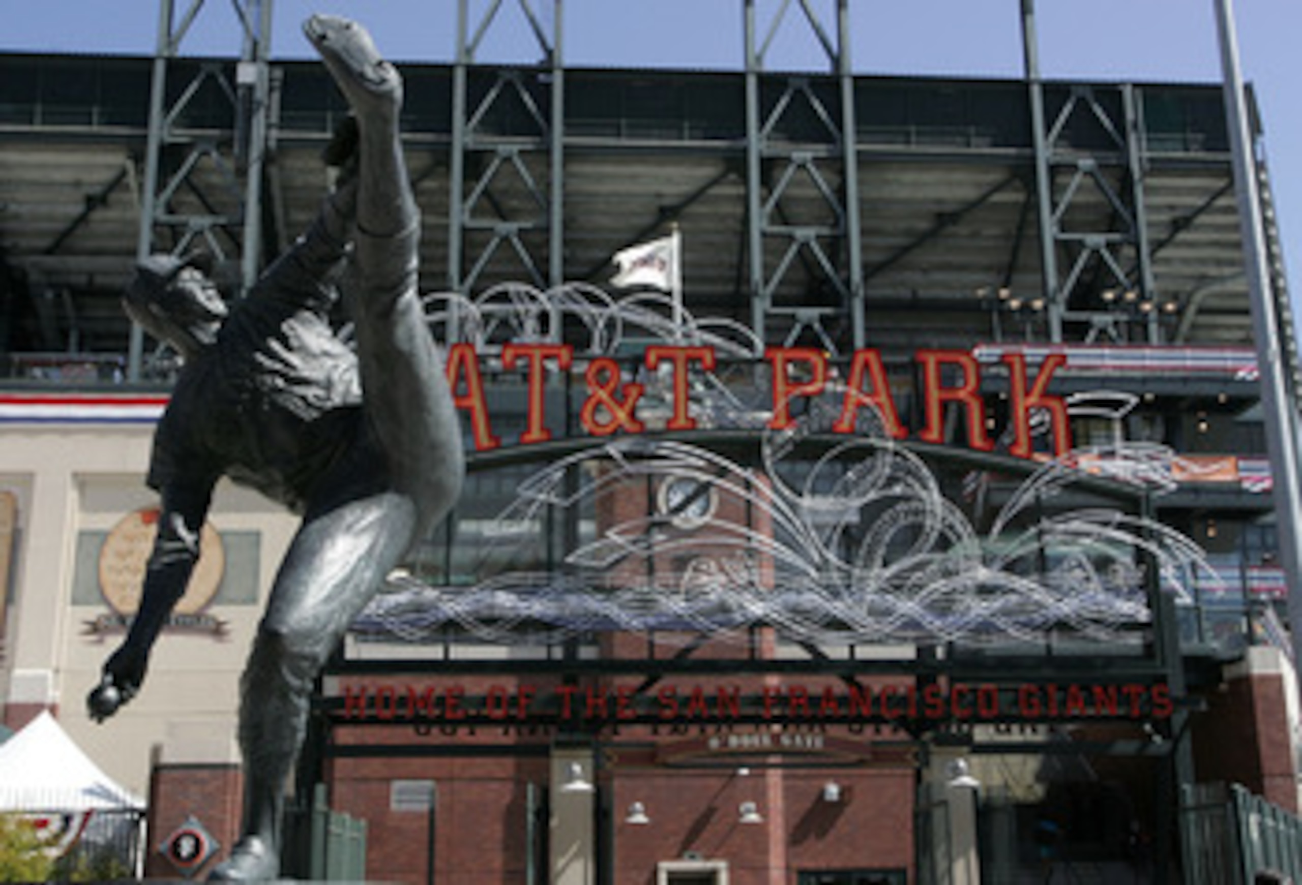 SAN FRANCISCO - APRIL 03:  A statue of Juan Marichal is seen outside of AT&T Park before Opening Day between the San  Francisco Giants and the San Diego Padres April 3, 2007 in San Francisco, California.  (Photo by Justin Sullivan/Getty Images)