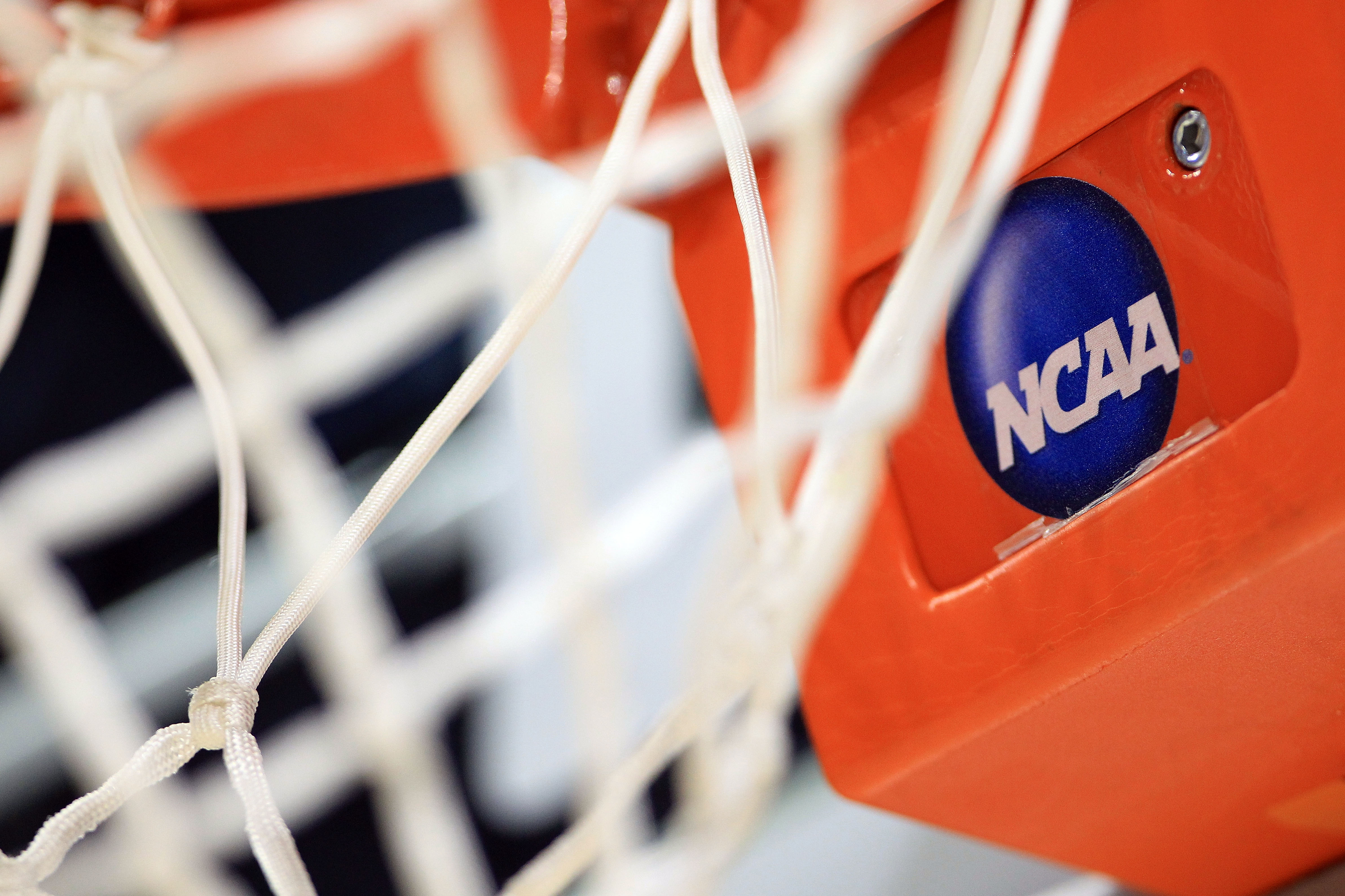 HOUSTON, TX - APRIL 04:  A detail picture of the net before the National Championship Game of the 2011 NCAA Division I Men's Basketball Tournament between the Butler Bulldogs and the Connecticut Huskies at Reliant Stadium on April 4, 2011 in Houston, Texa