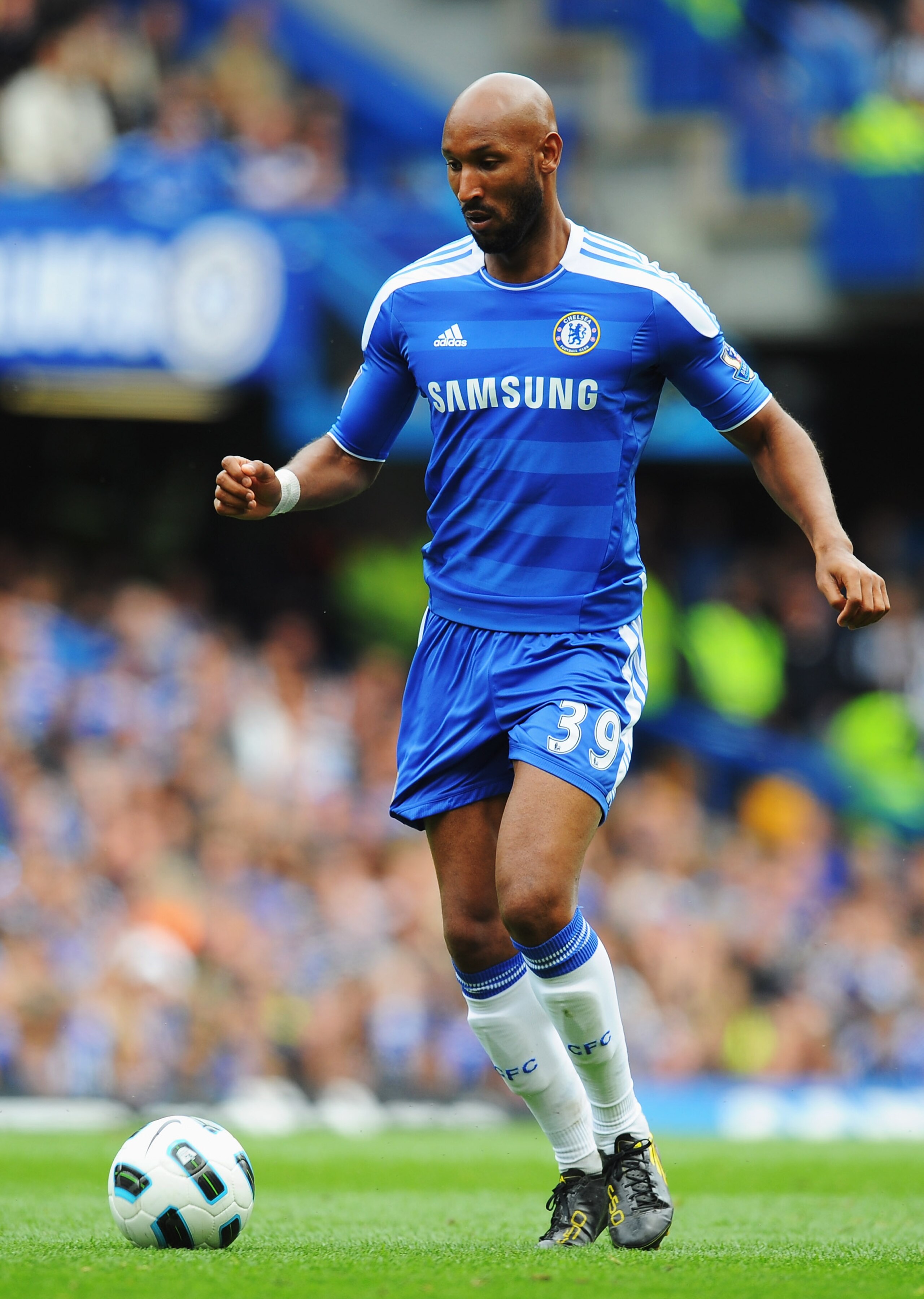 LONDON, ENGLAND - MAY 15:  Nicolas Anelka of Chelsea in action during the Barclays Premier League match between Chelsea and Newcastle United at Stamford Bridge on May 15, 2011 in London, England.  (Photo by Mike Hewitt/Getty Images)