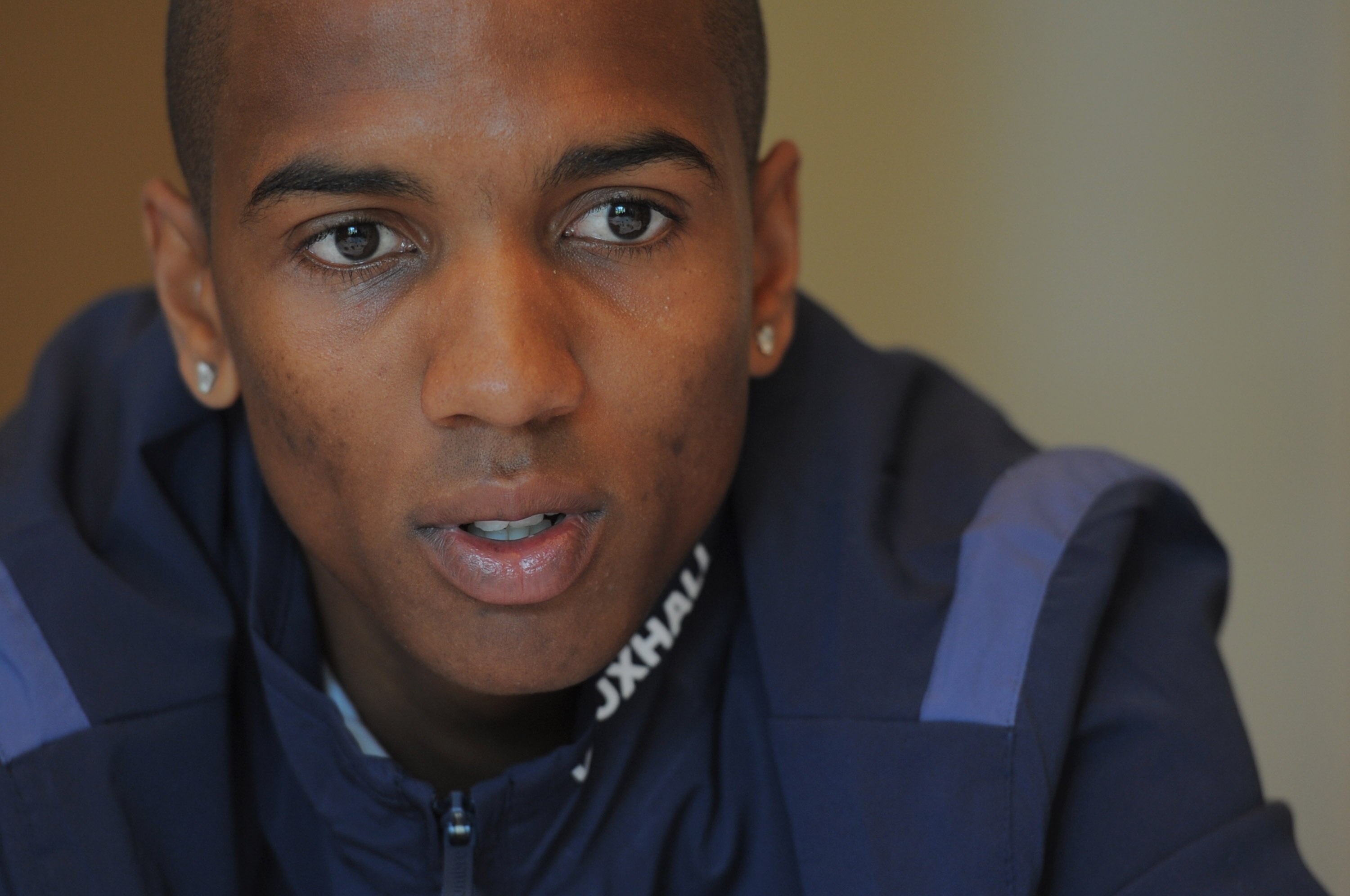 ST ALBANS, ENGLAND - MAY 31: Ashley Young speaks to the media during the England press conference at the Grove Hotel on May 31, 2011 in Watford, England. (Photo by Michael Regan/Getty Images) ST ALBANS, ENGLAND - MAY 31: Ashley Young speaks to the media during the England press conference at the Grove Hotel on May 31, 2011 in Watford, England. (Photo by Michael Regan/Getty Images)