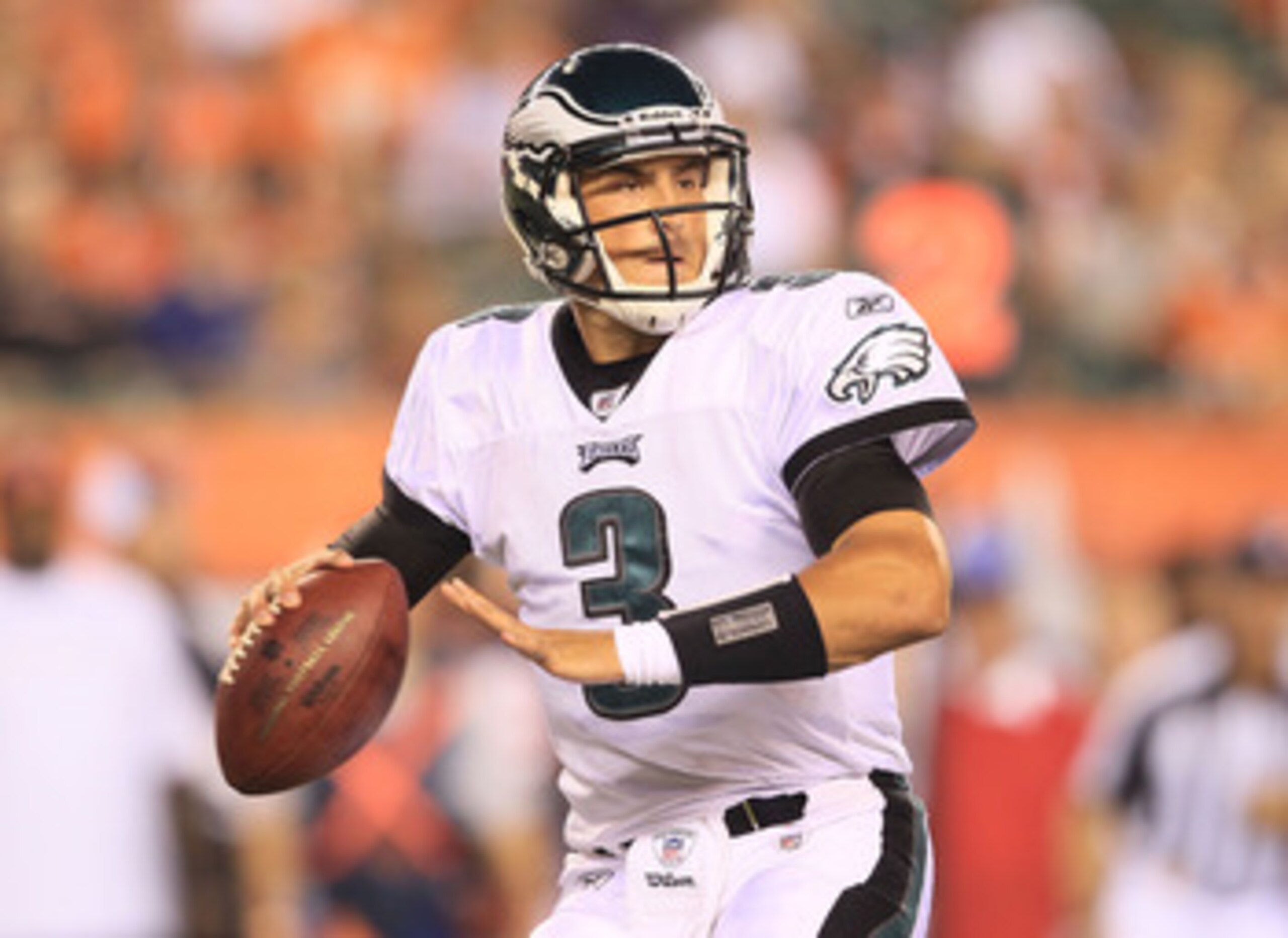 CINCINNATI - AUGUST 20: Mike Kafka #3 of the Philadelphia Eagles throws a pass during the NFL preseason game against the Cincinnati Bengals at Paul Brown Stadium on August 20, 2010 in Cincinnati, Ohio. (Photo by Andy Lyons/Getty Images) CINCINNATI - AUGUST 20: Mike Kafka #3 of the Philadelphia Eagles throws a pass during the NFL preseason game against the Cincinnati Bengals at Paul Brown Stadium on August 20, 2010 in Cincinnati, Ohio. (Photo by Andy Lyons/Getty Images)