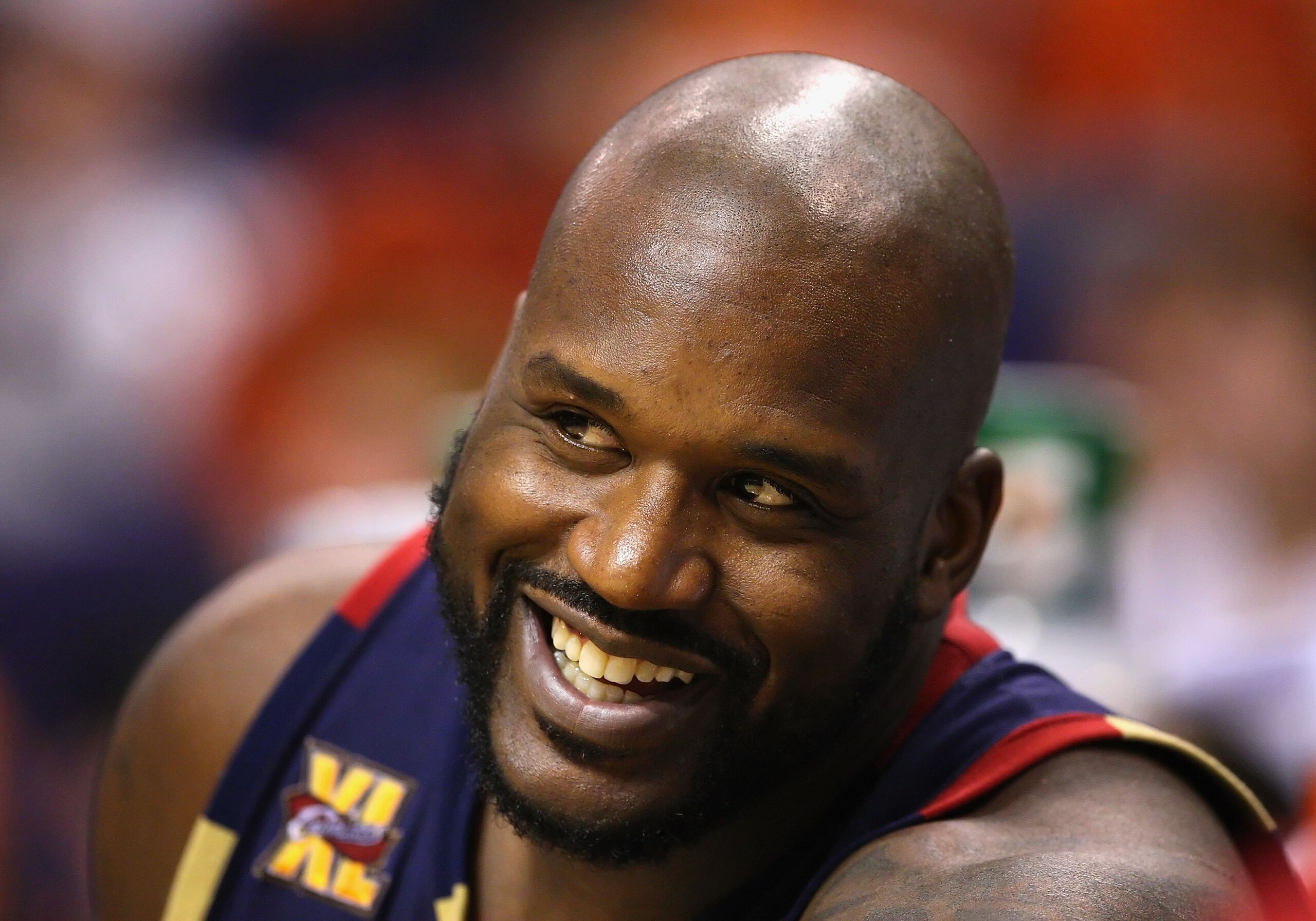 PHOENIX - DECEMBER 21:  Shaquille O'Neal #33 of the Cleveland Cavaliers laughs on the bench during the NBA game against the Phoenix Suns at US Airways Center on December 21, 2009 in Phoenix, Arizona. The Cavaliers defeated the Suns 109-91.  NOTE TO USER:
