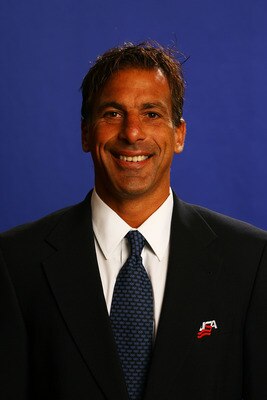 WOODRIDGE, IL - AUGUST 19:  Assistant Coach Chris Chelios poses for a portrait during the USA Olympic Men's Ice Hockey Orientation Camp on August 19, 2009 at Seven Bridges Ice Arena in Woodridge, Illinois.  (Photo by Jamie Squire/Getty Images)