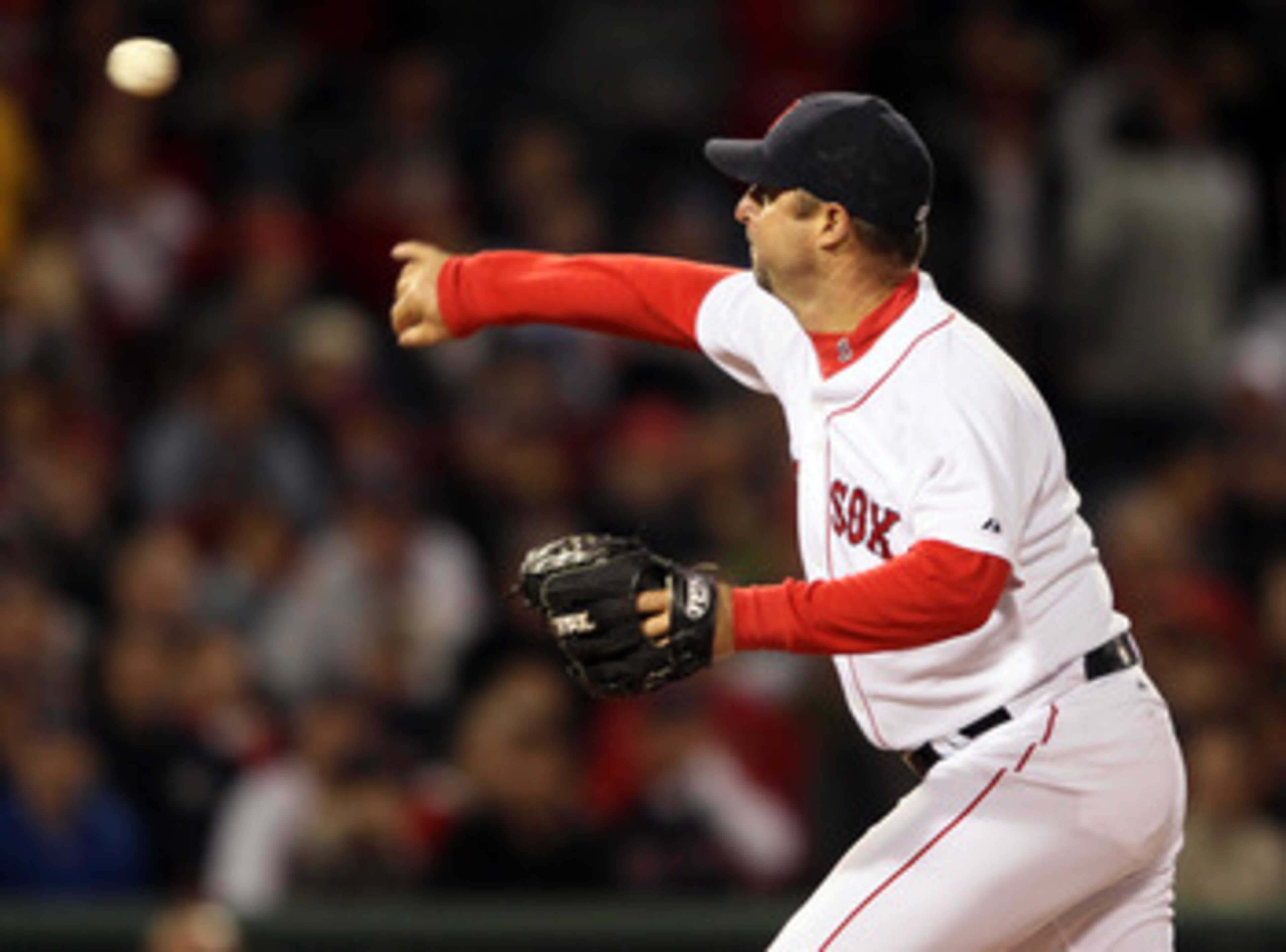 BOSTON, MA - MAY 22:  Tim Wakefield #49 of the Boston Red Sox delivers a pitch in the second inning against the Chicago Cubs on May 22, 2011 at Fenway Park in Boston, Massachusetts.  Before this series, the two teams haven't played at Fenway Park since th