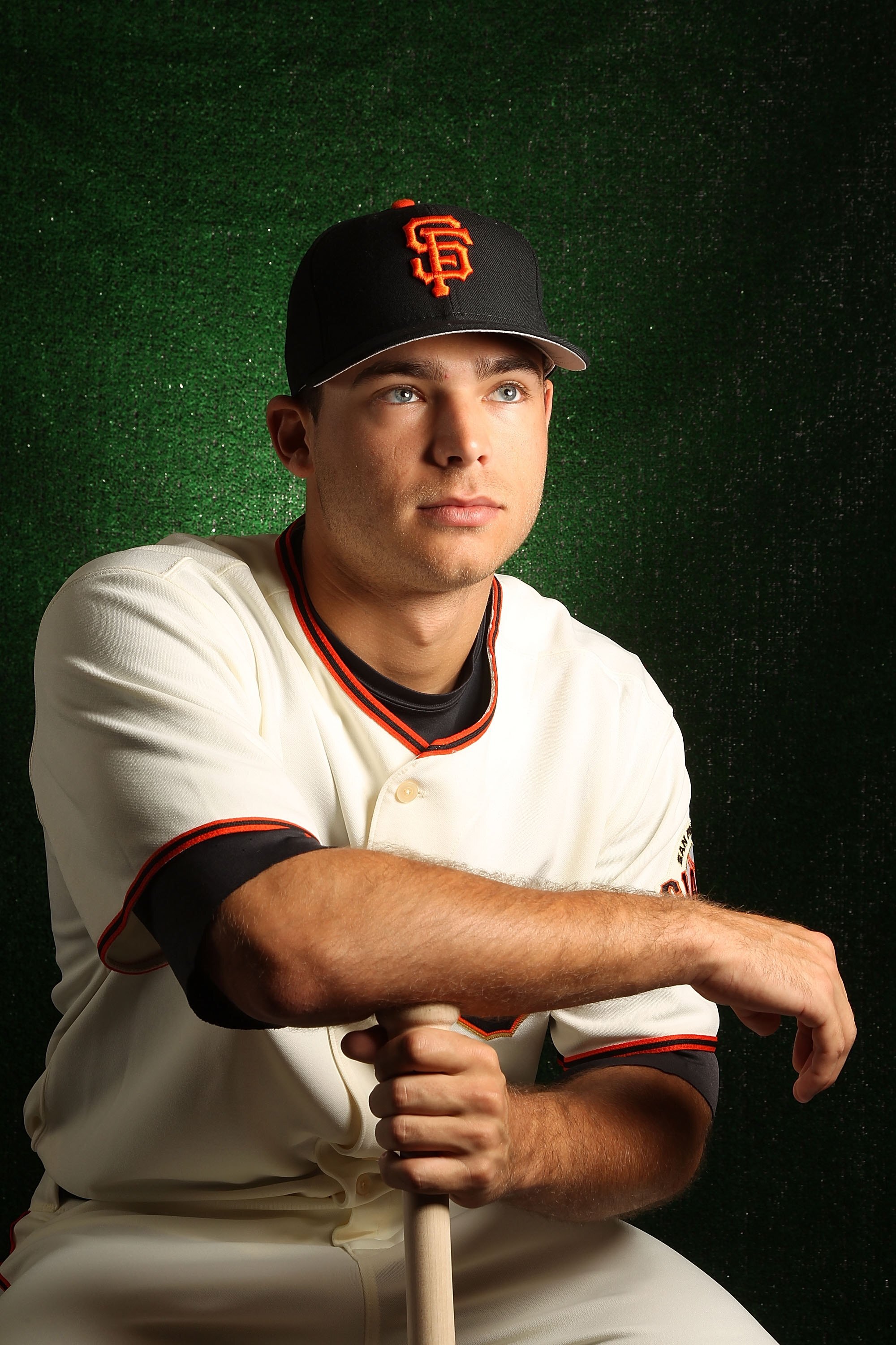 SCOTTSDALE, AZ - FEBRUARY 28:  Brandon Crawford of the San Francisco Giants poses during media photo day on February 28, 2010 at Scottsdale Stadium in Scottsdale, Arizona.  (Photo by Jed Jacobsohn/Getty Images)