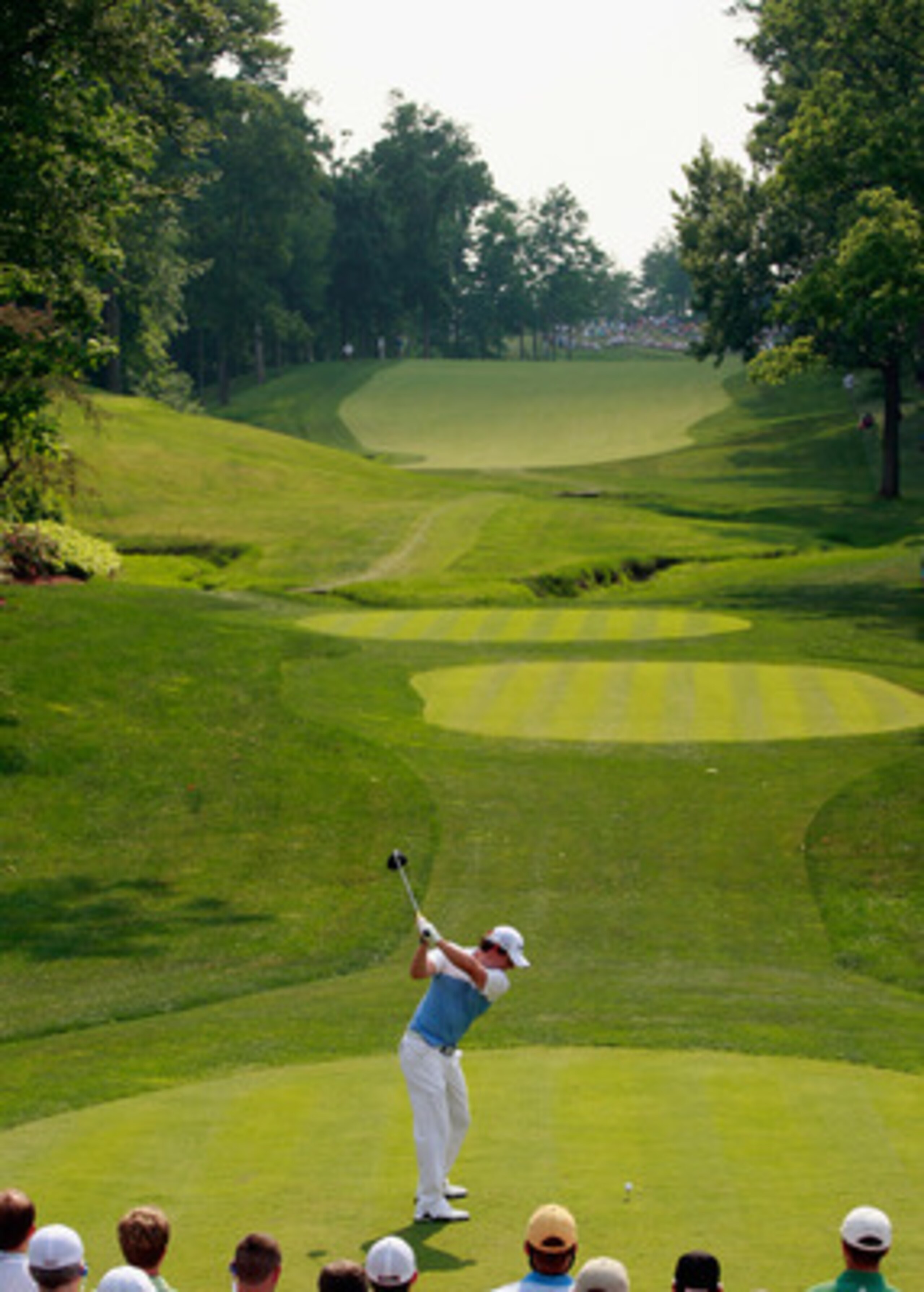 DUBLIN, OH - JUNE 04: Rory McIlroy of Northern Ireland hits his tee shot on the 15th hole during the third round of the Memorial Tournament presented by Nationwide Insurance at the Muirfield Village Golf Club on June 4, 2011 in Dublin, Ohio. (Photo by S DUBLIN, OH - JUNE 04: Rory McIlroy of Northern Ireland hits his tee shot on the 15th hole during the third round of the Memorial Tournament presented by Nationwide Insurance at the Muirfield Village Golf Club on June 4, 2011 in Dublin, Ohio. (Photo by S