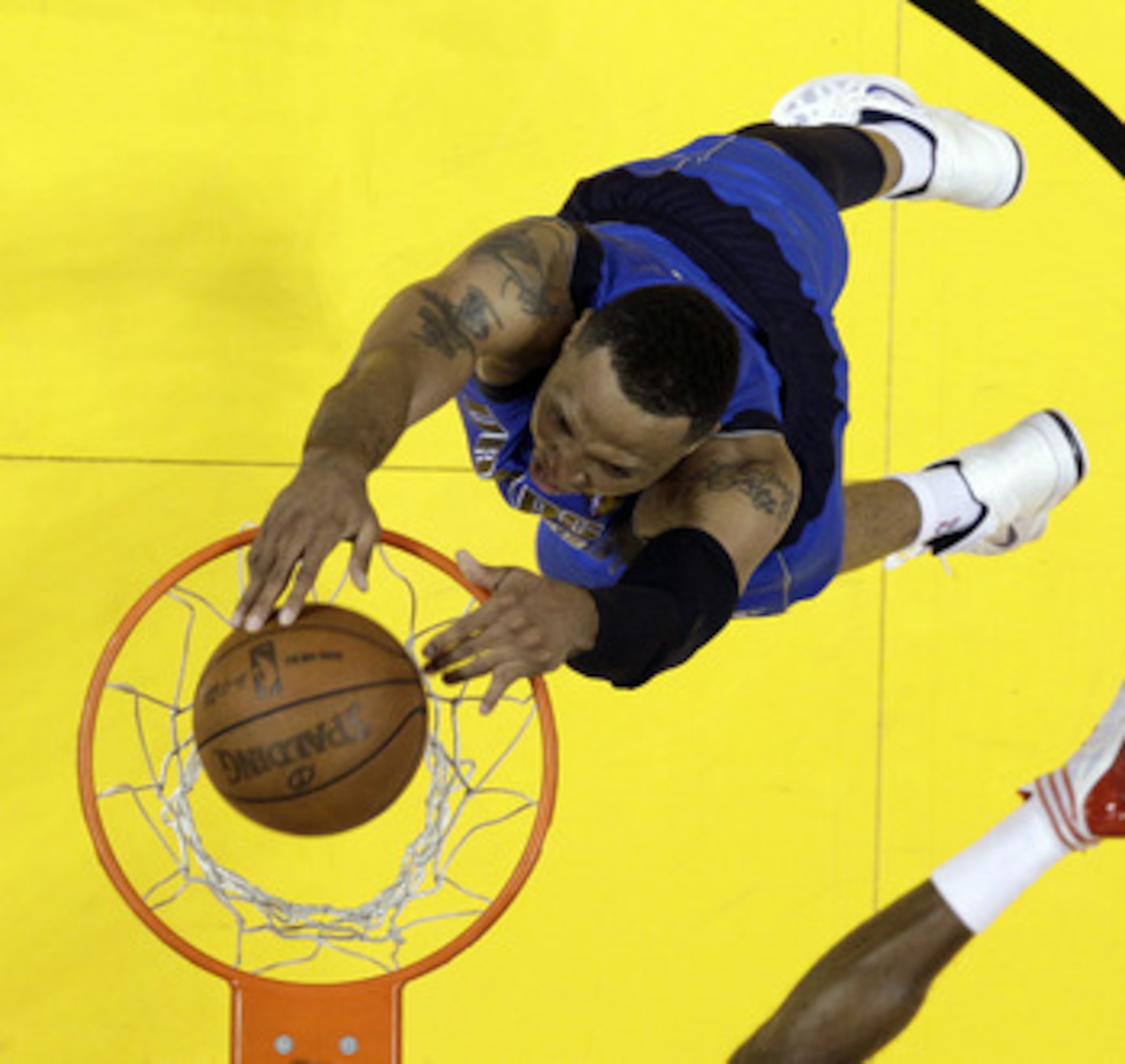 MIAMI, FL - JUNE 02:  Shawn Marion #0 of the Dallas Mavericks dunks the ball in the first half while taking on the Miami Heat in Game Two of the 2011 NBA Finals at American Airlines Arena on June 2, 2011 in Miami, Florida. NOTE TO USER: User expressly ack