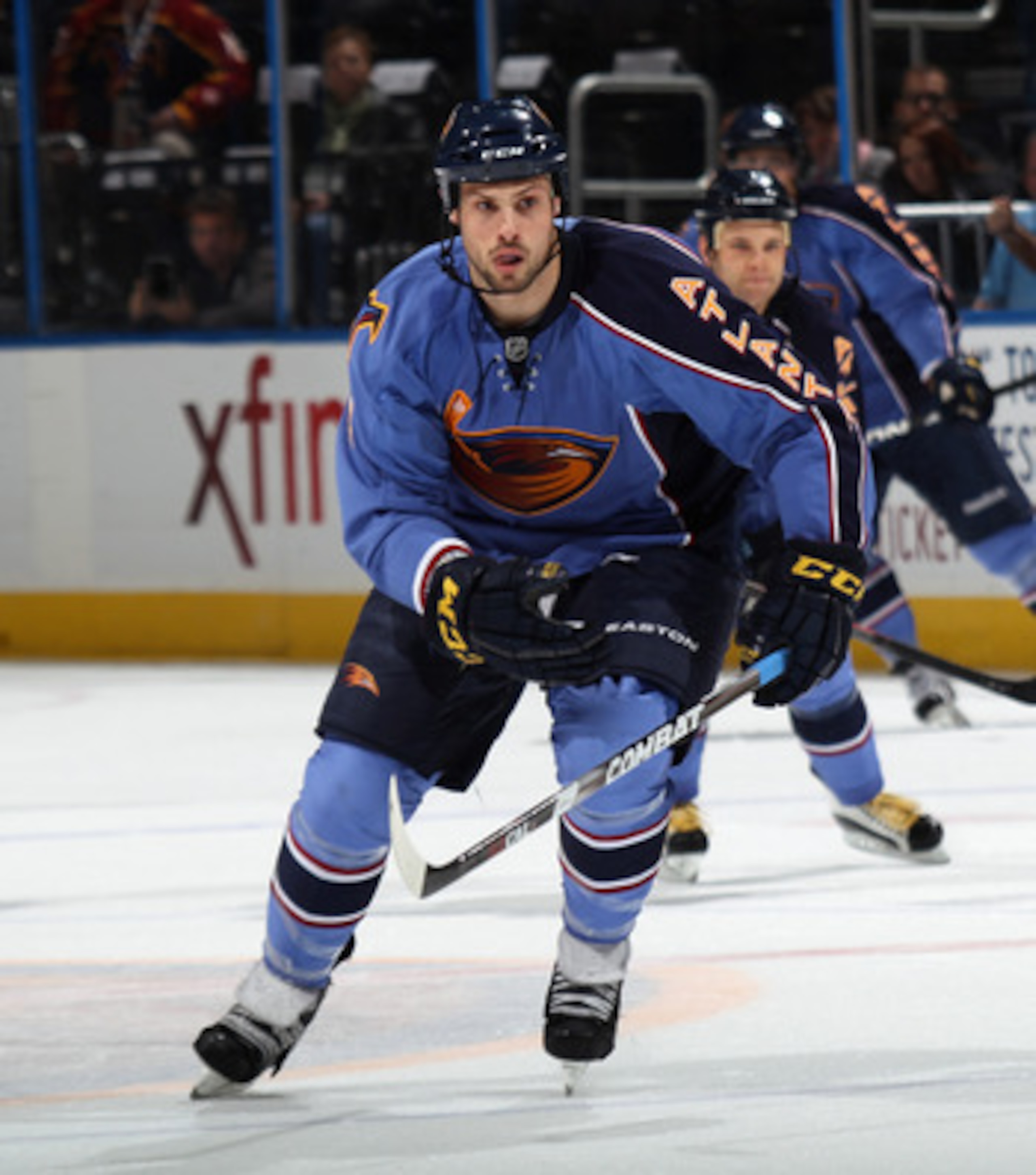 ATLANTA, GA - MARCH 27: Zach Bogosian #4 of the Atlanta Thrashers skates against the Ottawa Senators at the Philips Arena on March 27, 2011 in Atlanta, Georgia. The Thrashers defeated the 5-4 in the shoot out. (Photo by Bruce Bennett/Getty Images) ATLANTA, GA - MARCH 27: Zach Bogosian #4 of the Atlanta Thrashers skates against the Ottawa Senators at the Philips Arena on March 27, 2011 in Atlanta, Georgia. The Thrashers defeated the 5-4 in the shoot out. (Photo by Bruce Bennett/Getty Images)
