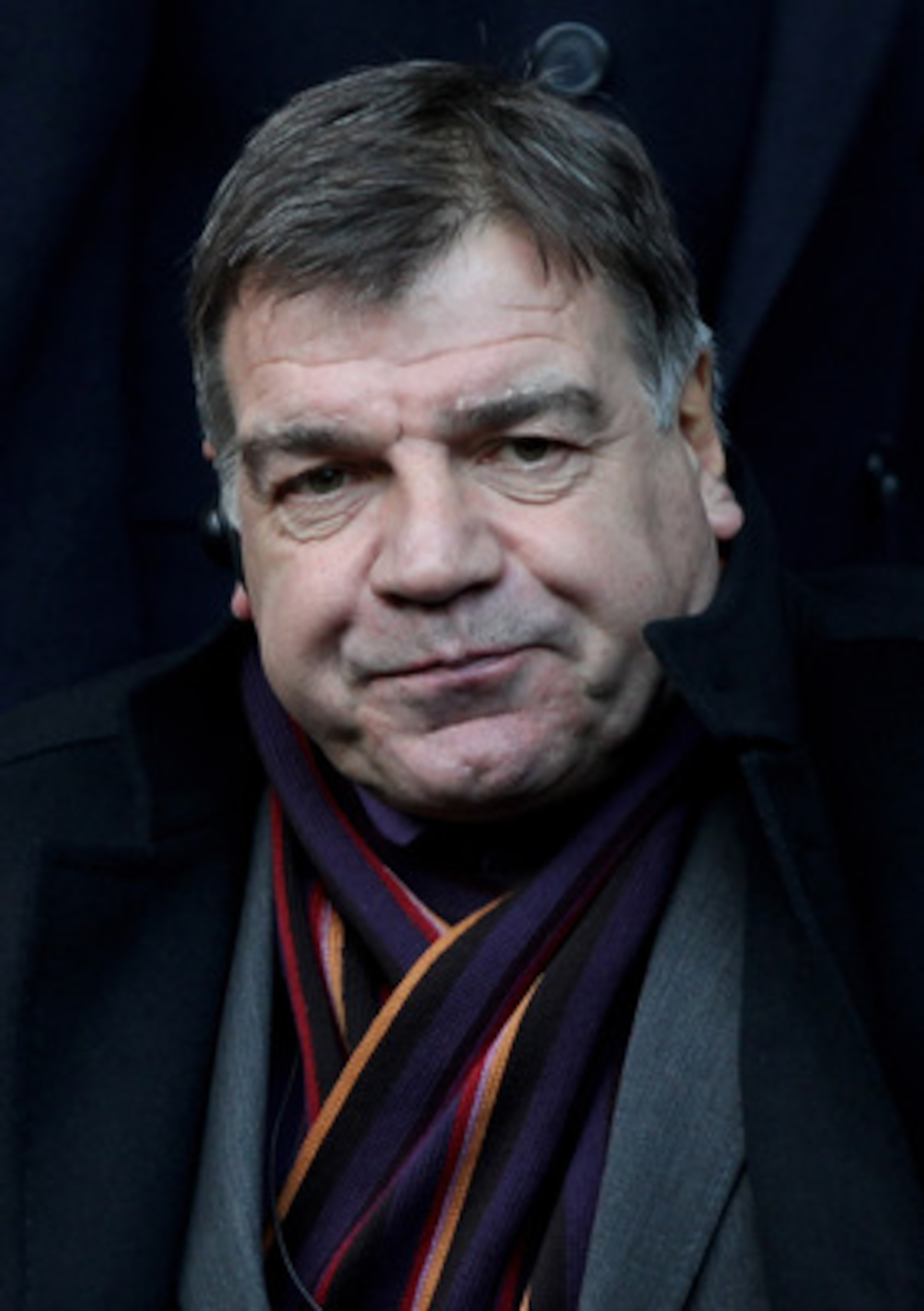 BOLTON, ENGLAND - DECEMBER 12:  Blackburn Rovers Manager Sam Allardyce looks on prior to the Barclays Premier League match between Bolton Wanderers and Blackburn Rovers at the Reebok Stadium on December 12, 2010 in Bolton, England.  (Photo by Clive Brunsk
