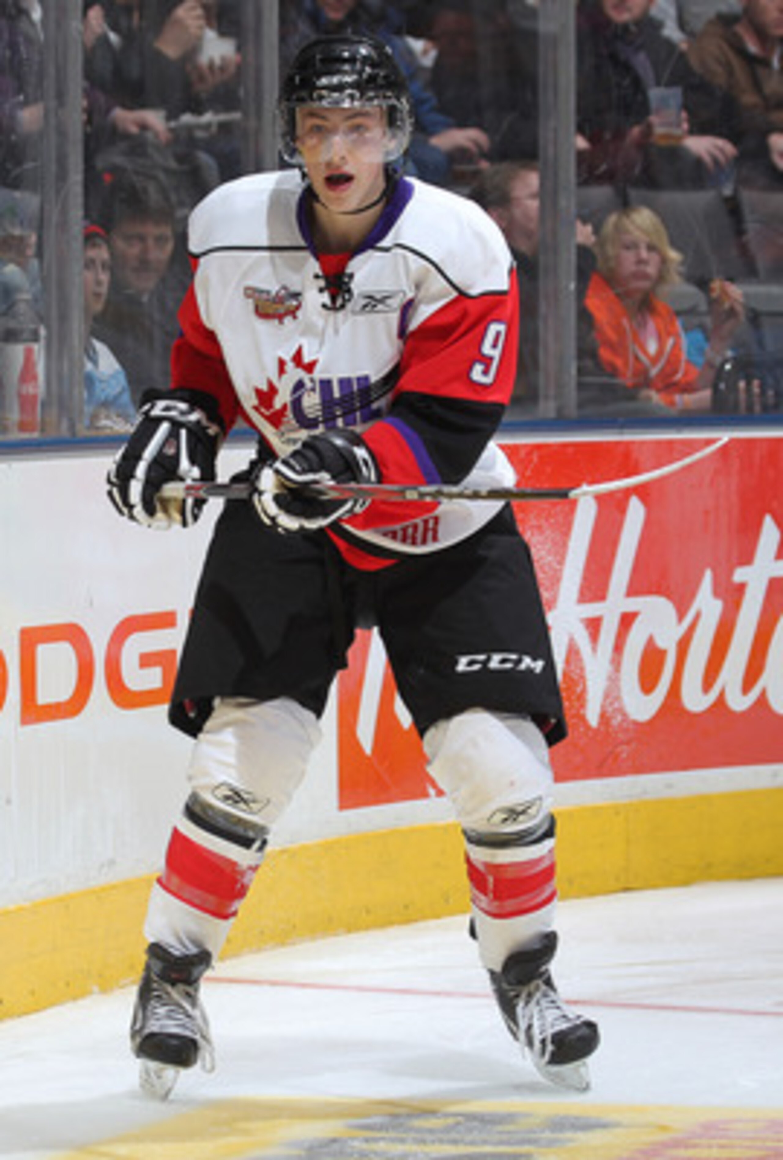 TORONTO, CAN - JANUARY 19: Ryan Nugent-Hopkins #9 of Team Orr skates against Team Cherry in the 2011 Home Hardware Top Prospects game on January 19, 2011 at the Air Canada Centre in Toronto, Canada. Team Orr defeated Team Cherry 7-1. (Photo by Claus Ande TORONTO, CAN - JANUARY 19: Ryan Nugent-Hopkins #9 of Team Orr skates against Team Cherry in the 2011 Home Hardware Top Prospects game on January 19, 2011 at the Air Canada Centre in Toronto, Canada. Team Orr defeated Team Cherry 7-1. (Photo by Claus Ande