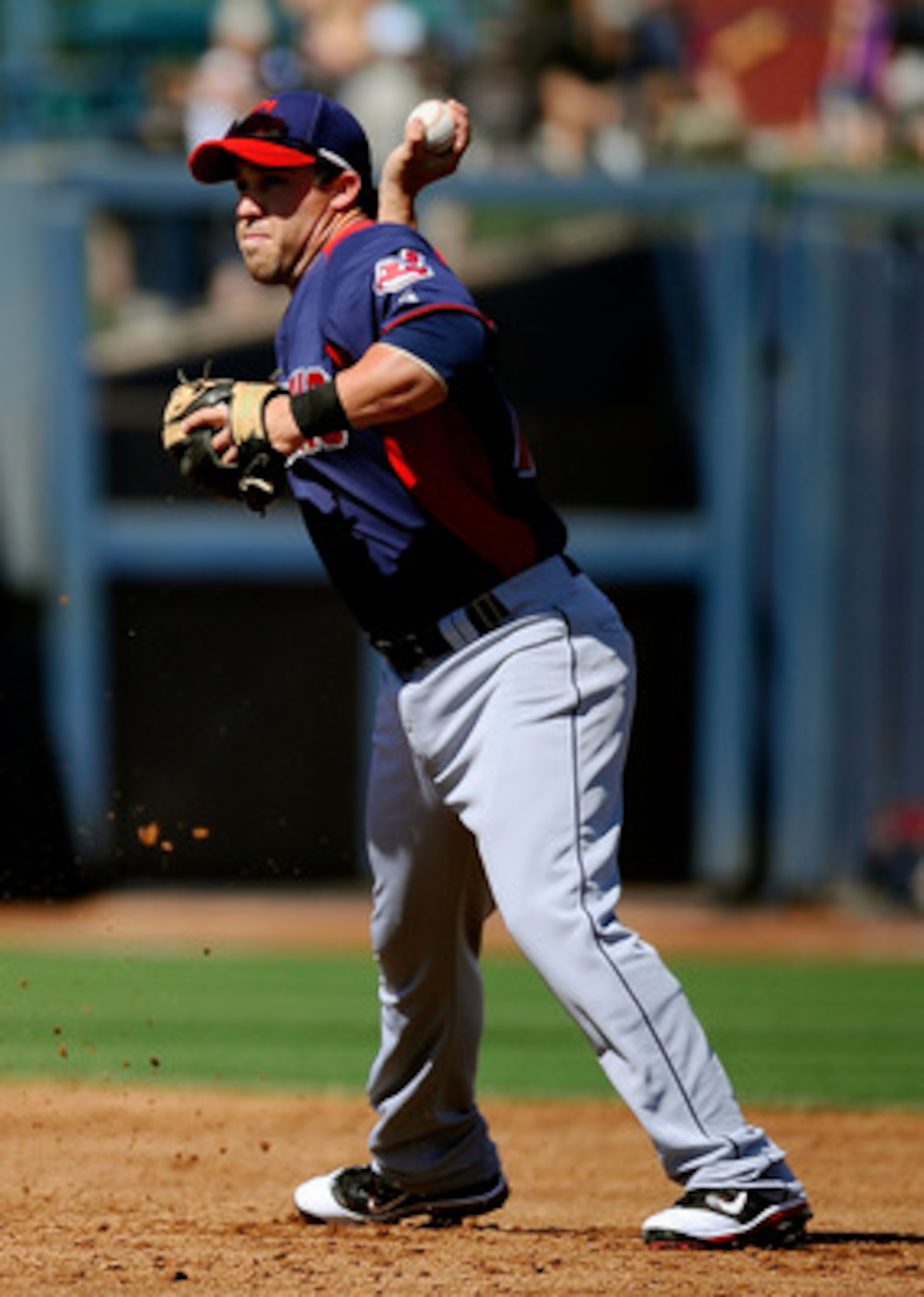 PEORIA, AZ - MARCH 13:  Jason Kipnis #72 of the Cleveland Indians plays against the San Diego Padres during the spring training baseball game at Peoria Stadium on March 13, 2011 in Peoria, Arizona.  (Photo by Kevork Djansezian/Getty Images)