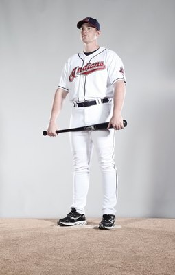 GOODYEAR, AZ - FEBRUARY 28:  (EDITORS NOTE: This images was digitally desaturated.) Nick Weglarz #71 poses for a portrait during the Cleveland Indians Photo Day at the training complex at Goodyear Stadium on February 28, 2010 in Goodyear, Arizona.  (Photo