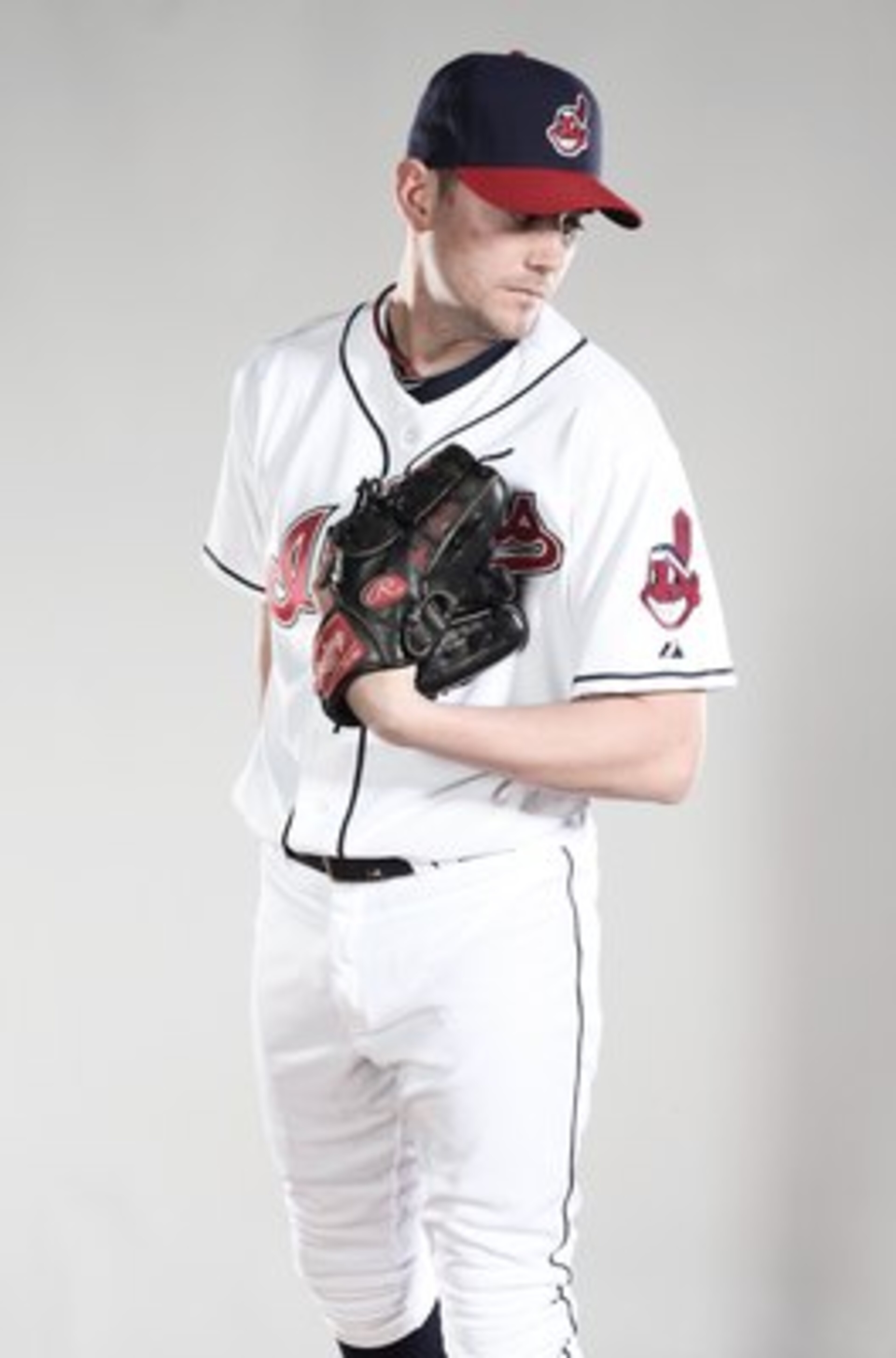 GOODYEAR, AZ - FEBRUARY 28:  (EDITORS NOTE: This images was digitally desaturated.) Josh Judy #80 poses for a portrait during the Cleveland Indians Photo Day at the training complex at Goodyear Stadium on February 28, 2010 in Goodyear, Arizona.  (Photo by