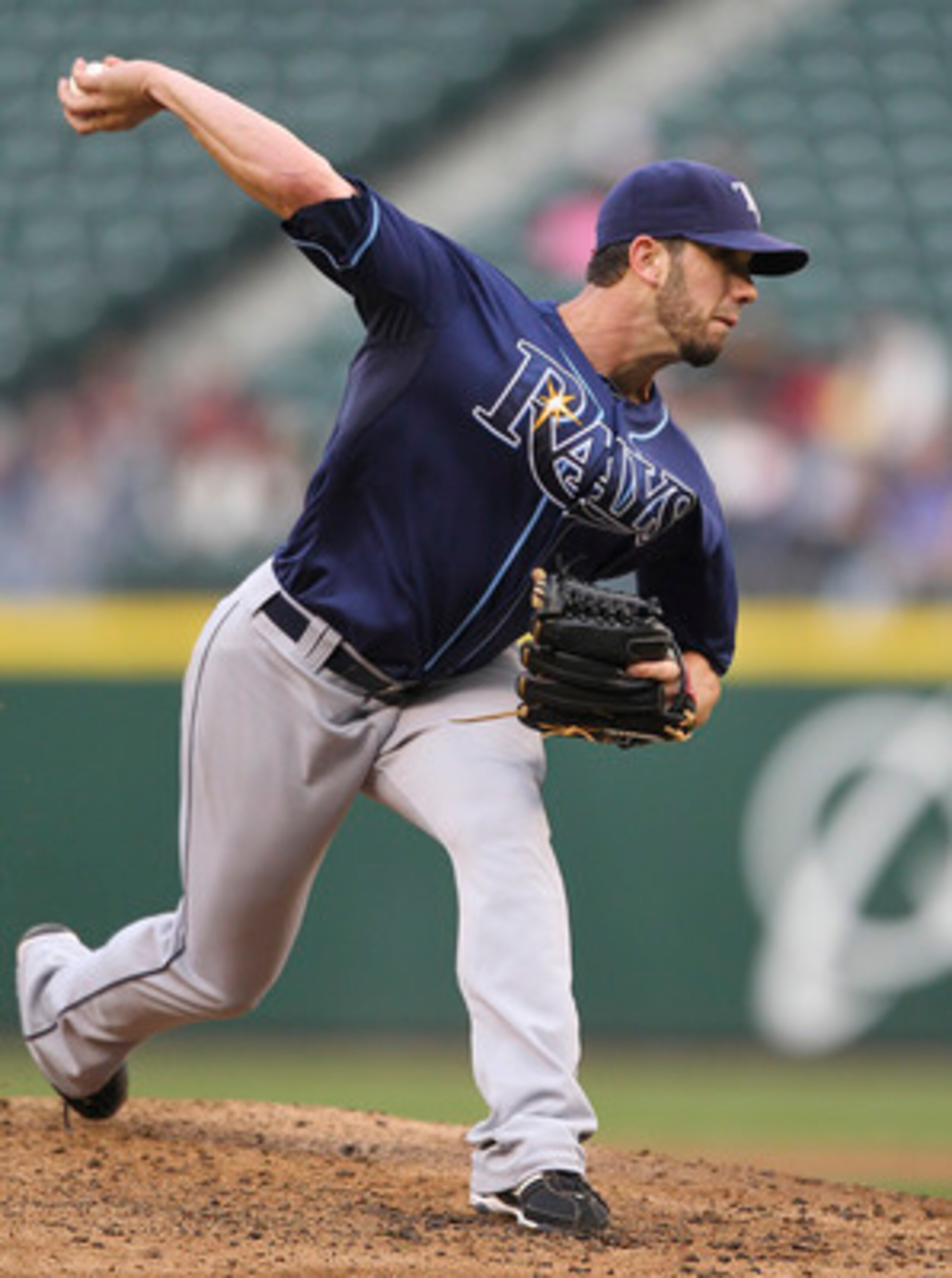 SEATTLE - JUNE 02:  Starting pitcher James Shields #33 of the Tampa Bay Rays pitches against the Seattle Mariners at Safeco Field on June 2, 2011 in Seattle, Washington. (Photo by Otto Greule Jr/Getty Images)