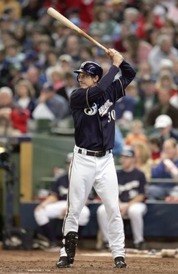 MILWAUKEE - MAY 20: Craig Counsell #30 of the Milwaukee Brewers stands ready at bat against the Minnesota Twins on May 20, 2007 at Miller Park in Milwaukee, Wisconsin. The Brewers defeated the Twins 6-5. (Photo by Jonathan Daniel/Getty Images)