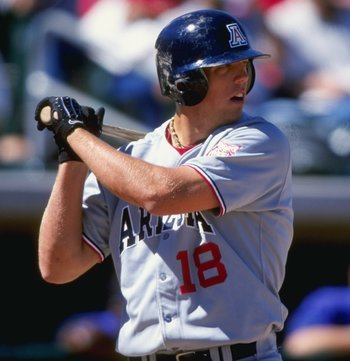 3 Mar 1999:  Pitcher Shelley Duncan #18 of the University of Arizona Wildcats at bat during the Spring Training game against the Arizona Diamondbacks at the Tucson Electric Park in Tucson, Arizona. The Diamondbacks defeated the Wildcats 6-1. Mandatory Cre