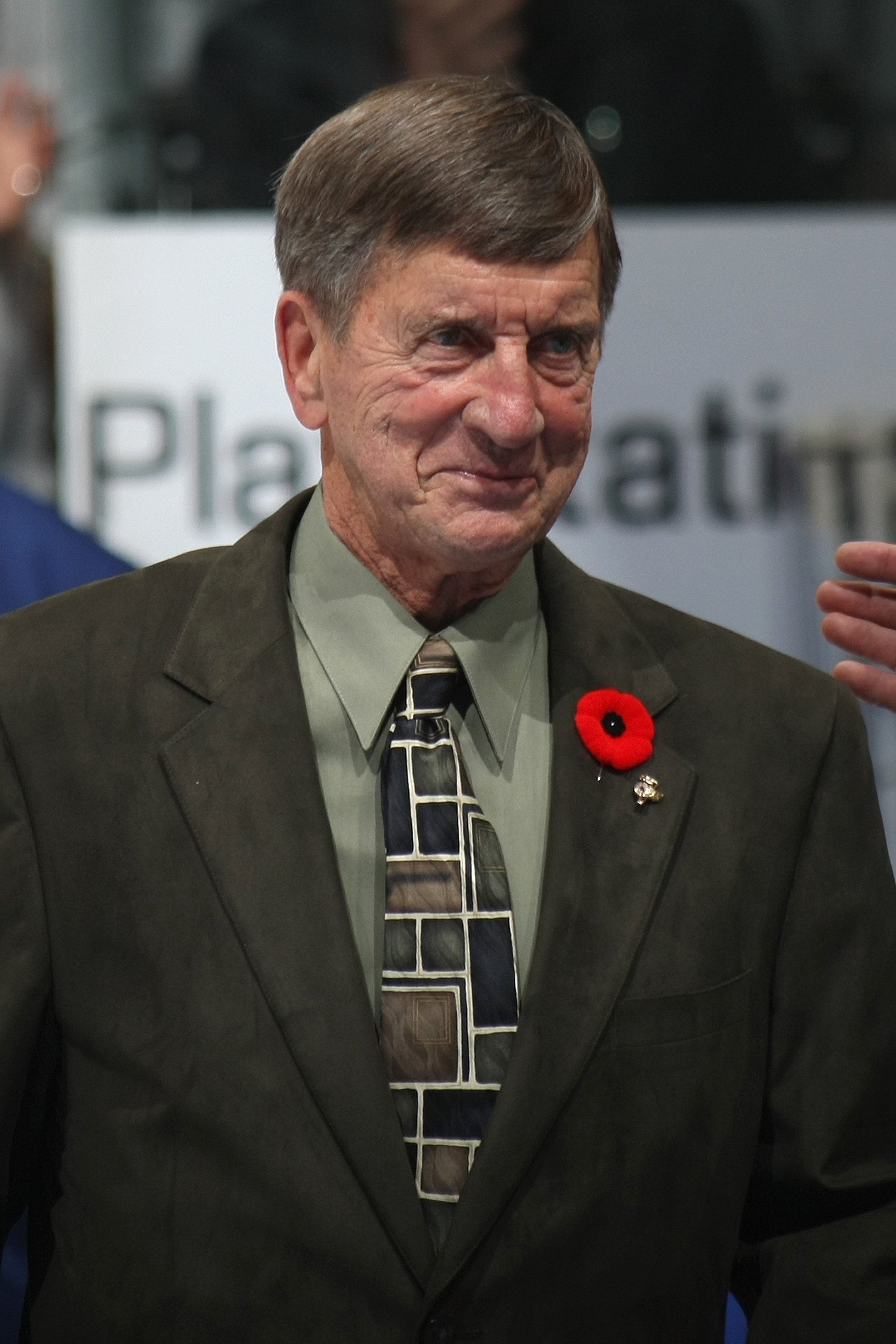 TORONTO, ON - NOVEMBER 08:  Hockey Hall of Famer Ted Lindsay looks on before the Toronto Maple Leafs game against the Montreal Canadiens on November 8, 2008 at the Air Canada Centre in Toronto, Ontario, Canada.  (Photo by Bruce Bennett/Getty Images)