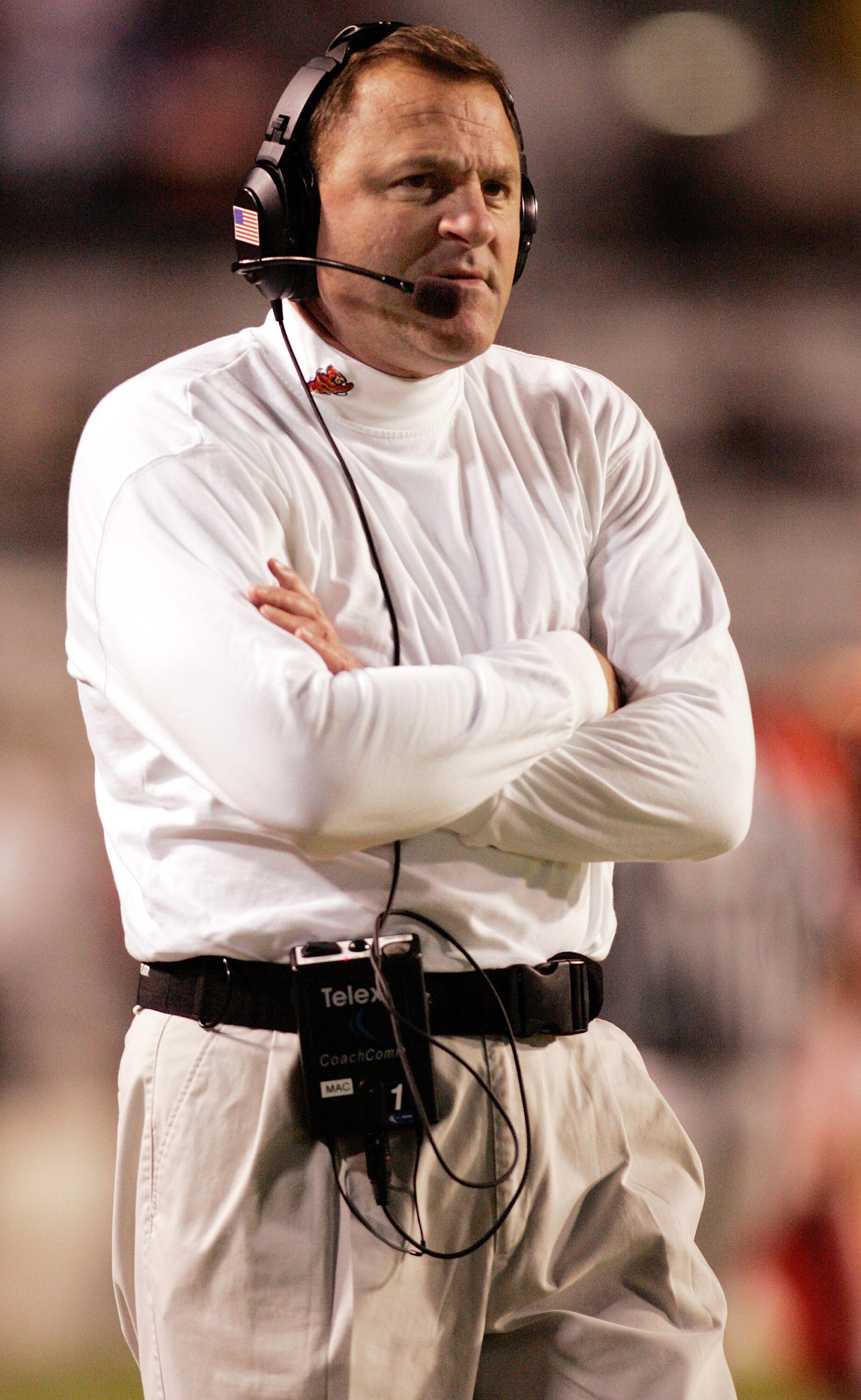 NEW ORLEANS - DECEMBER 28:  Head Coach Dan McCarney of Iowa State watches a play against Miami of Ohio during the Independence bowl at Independence Stadium on December 28, 2004 in Shreveport, Louisiana. Iowa defeated Miami of Ohio 17-13.  (Photo by Chris
