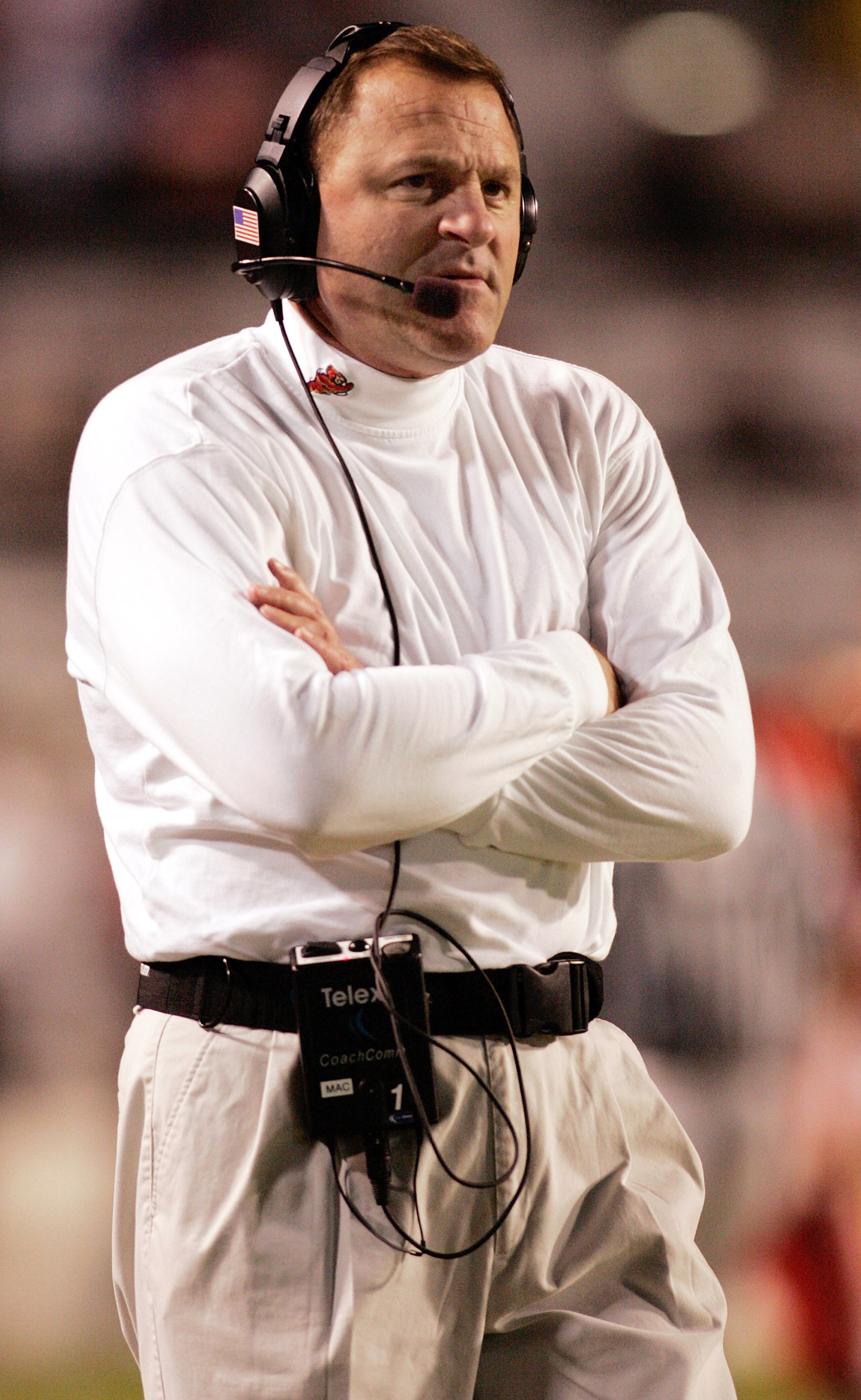 NEW ORLEANS - DECEMBER 28:  Head Coach Dan McCarney of Iowa State watches a play against Miami of Ohio during the Independence bowl at Independence Stadium on December 28, 2004 in Shreveport, Louisiana. Iowa defeated Miami of Ohio 17-13.  (Photo by Chris
