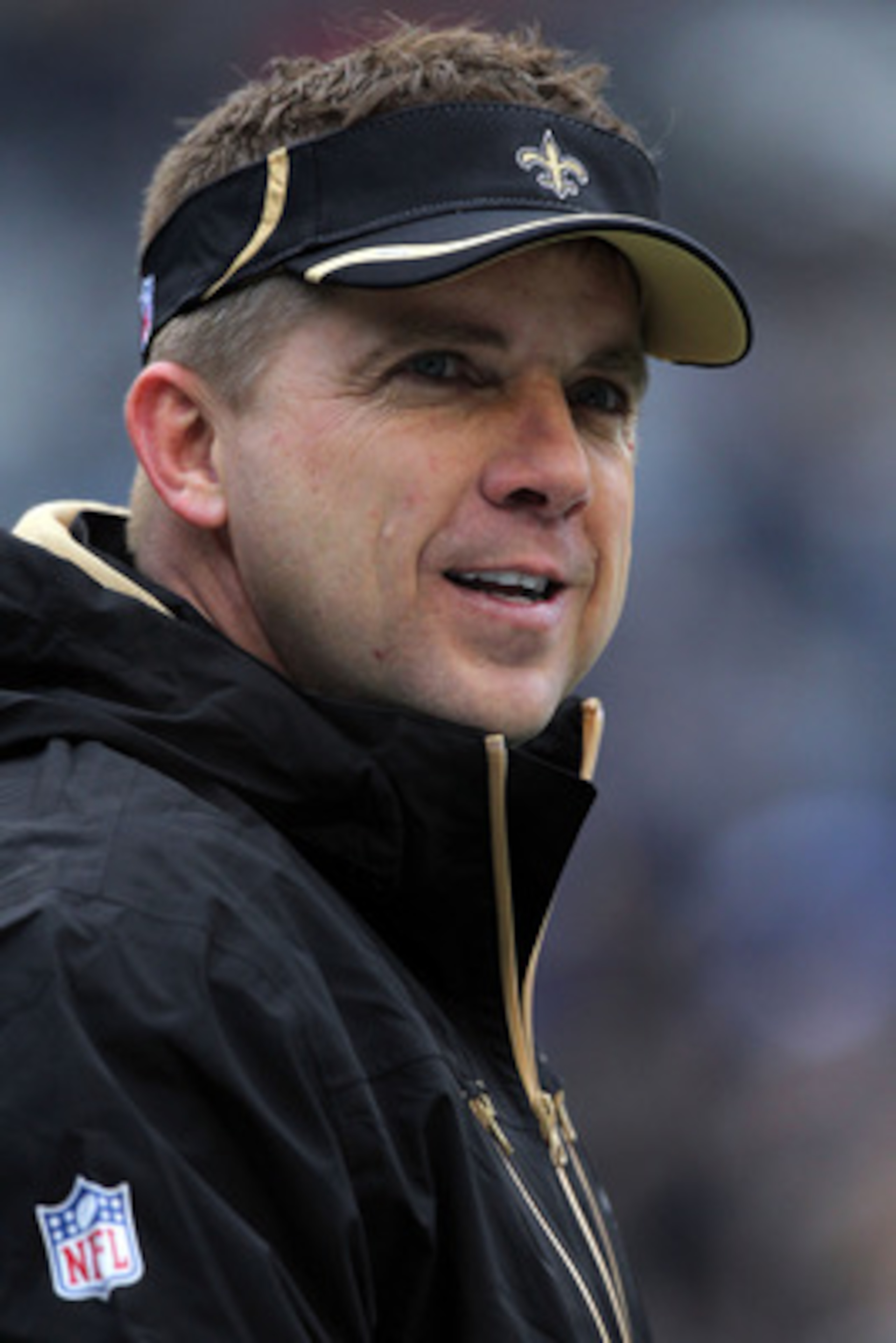 SEATTLE, WA - JANUARY 08:  Head coach Sean Payton of the New Orleans Saints looks on before the Saints take on the Seattle Seahawks during the 2011 NFC wild-card playoff game at Qwest Field on January 8, 2011 in Seattle, Washington.  (Photo by Otto Greule