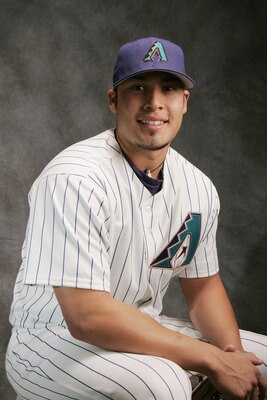 TUCSON, AZ - FEBRUARY 25:  Sergio Santos of the Arizona Diamondbacks poses for a portrait during Diamondbacks Photo Day at Tucson Electric Park on February 25, 2005 in Tucson, Arizona.  (Photo by Brian Bahr/Getty Images)