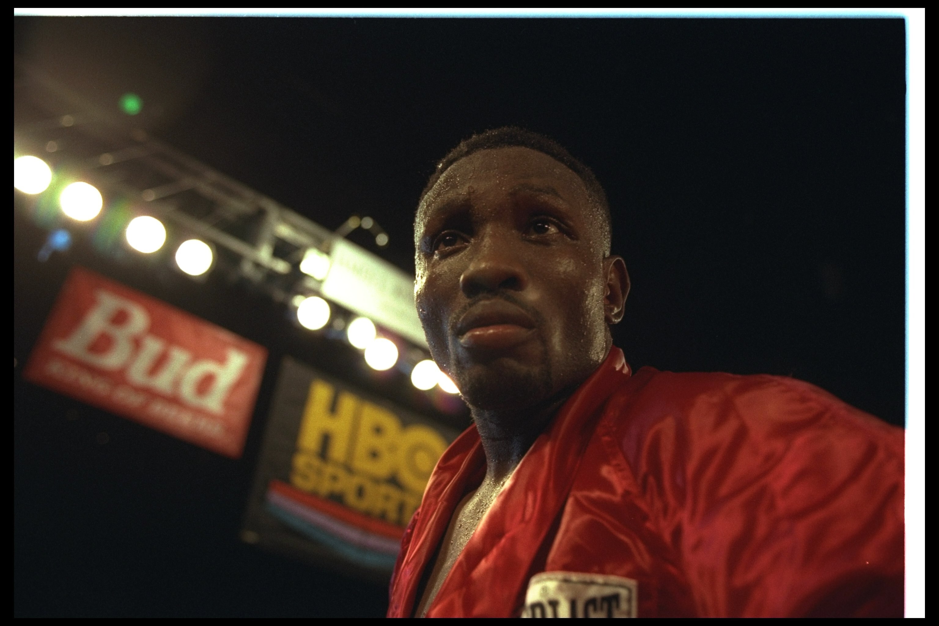20 Sep 1996:  Pernell Whitaker looks on during a bout against Wilfredo Rivera at the James L. Knight Center in Miami, Florida.  Whitaker won the fight in twelve rounds. Mandatory Credit: Al Bello/Allsport