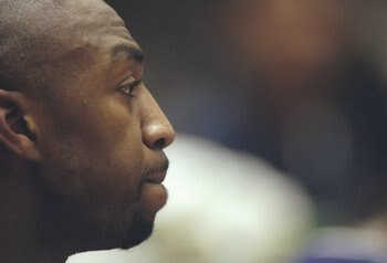 26 Mar 1997:  Forward Vin Baker of the Milwaukee Bucks stands on the court during a game against the Los Angeles Lakers at the Great Western Forum in Inglewood, California.  The Lakers won the game 106-84. Mandatory Credit: Elsa Hasch  /Allsport
