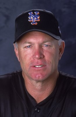 28 Feb 2001:  Coach John Stearns #12 of the New York Mets poses for a studio portrait during Spring Training at Thomas J. White Stadium in Port St. Lucie, Florida.Mandatory Credit: Matthew Stockman  /Allsport