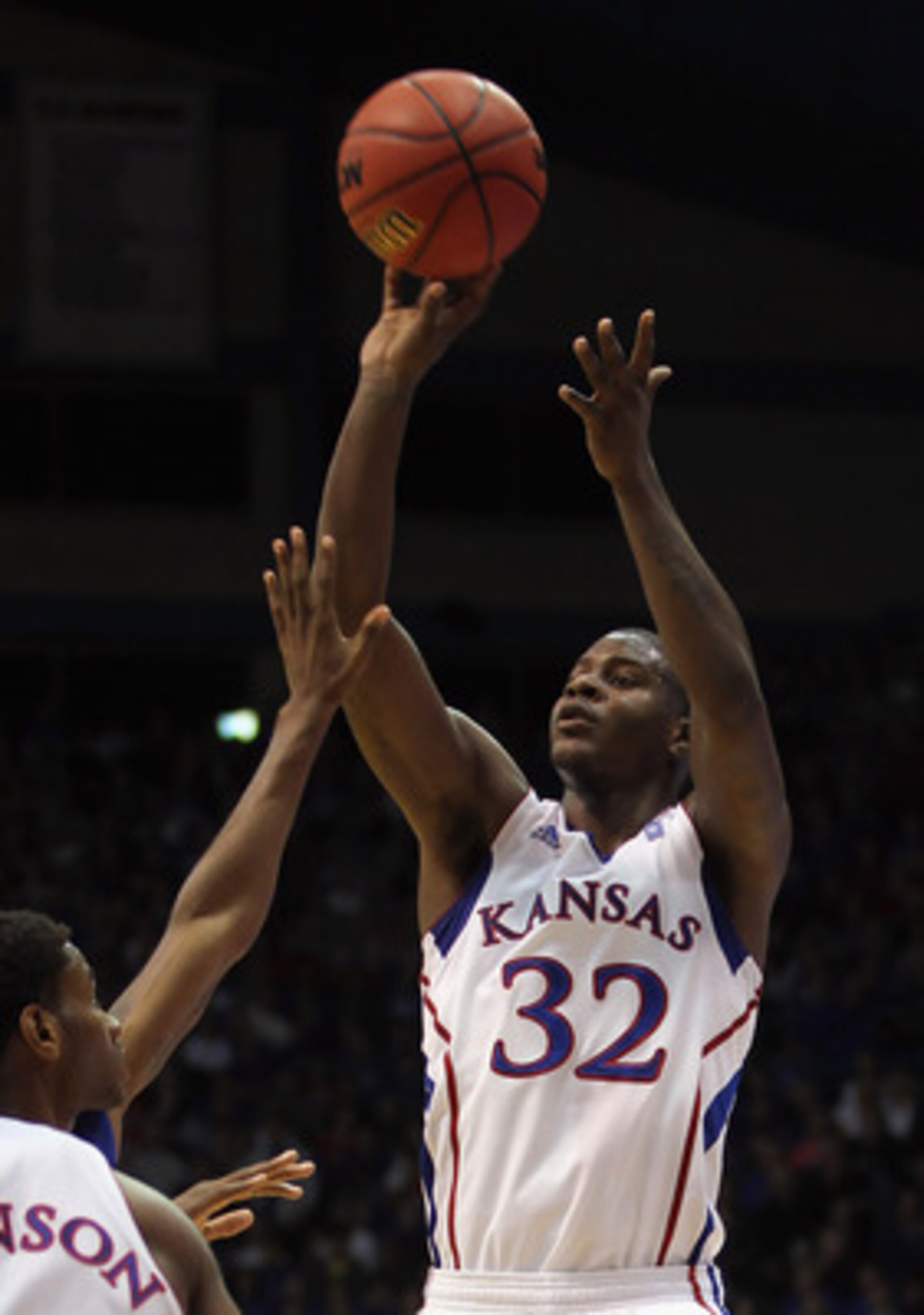 LAWRENCE, KS - DECEMBER 29: Josh Selby #32 of the Kansas Jayhawks in action during the game against the University of Texas Arlington Mavericks on December 29, 2010 at Allen Fieldhouse in Lawrence, Kansas. (Photo by Jamie Squire/Getty Images) LAWRENCE, KS - DECEMBER 29: Josh Selby #32 of the Kansas Jayhawks in action during the game against the University of Texas Arlington Mavericks on December 29, 2010 at Allen Fieldhouse in Lawrence, Kansas. (Photo by Jamie Squire/Getty Images)