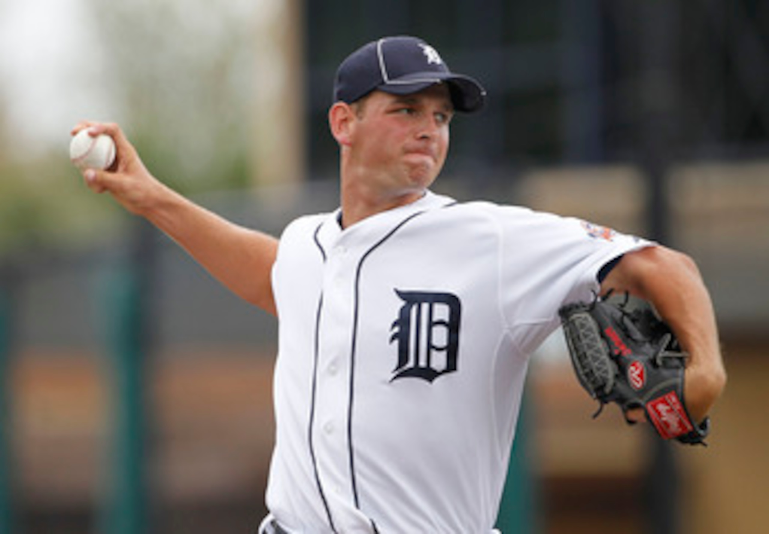 LAKELAND, FL - MARCH 01: Jacob Turner #50 of the Detroit Tigers pitches in the first inning during the game against the Toronto Blue Jays at Joker Marchant Stadium on March 1, 2011 in Lakeland, Florida. The Tigers defeated the Blue Jays 6-2.  (Photo by Le